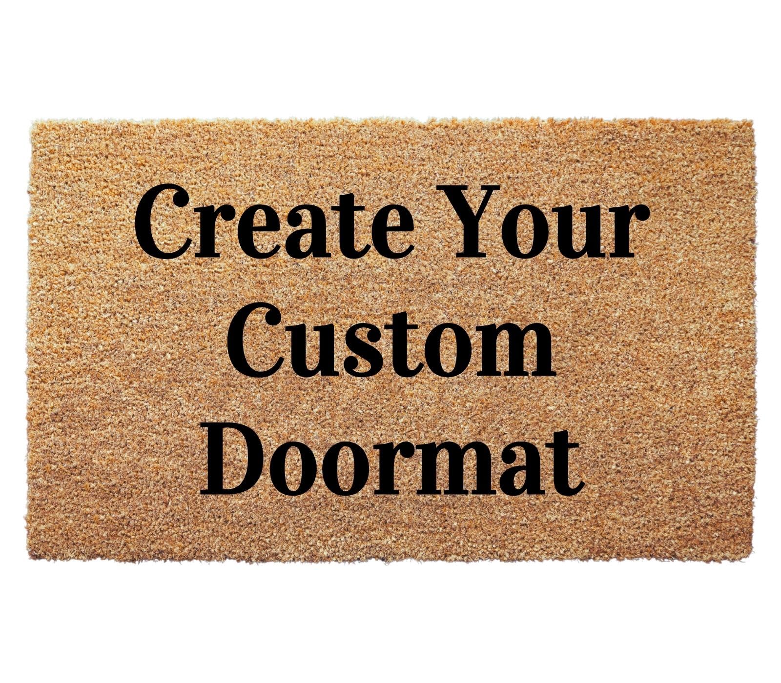 Custom Doormat Personalized for Front Door - Unique New Home & Wedding Gift Ideas | Home Decoration for Cozy Living Spaces | Perfect for Entryway Welcome Mats & Housewarming Presents
