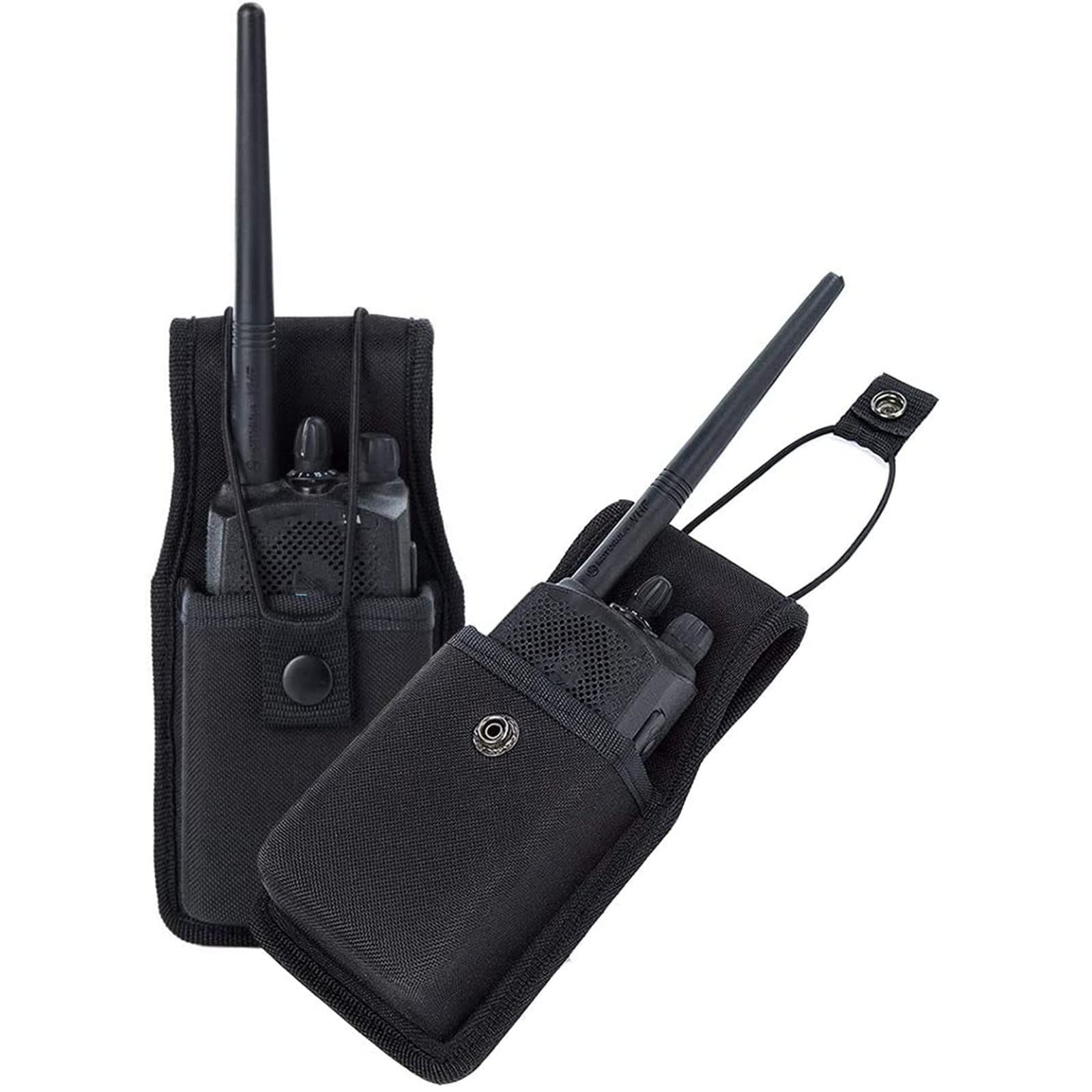 Multi-Function Pouch Case for Two-Way Radio Transceiver Walkie Talkies - Durable Protective Storage for Outdoor Adventures, Construction Sites & Emergency Communication