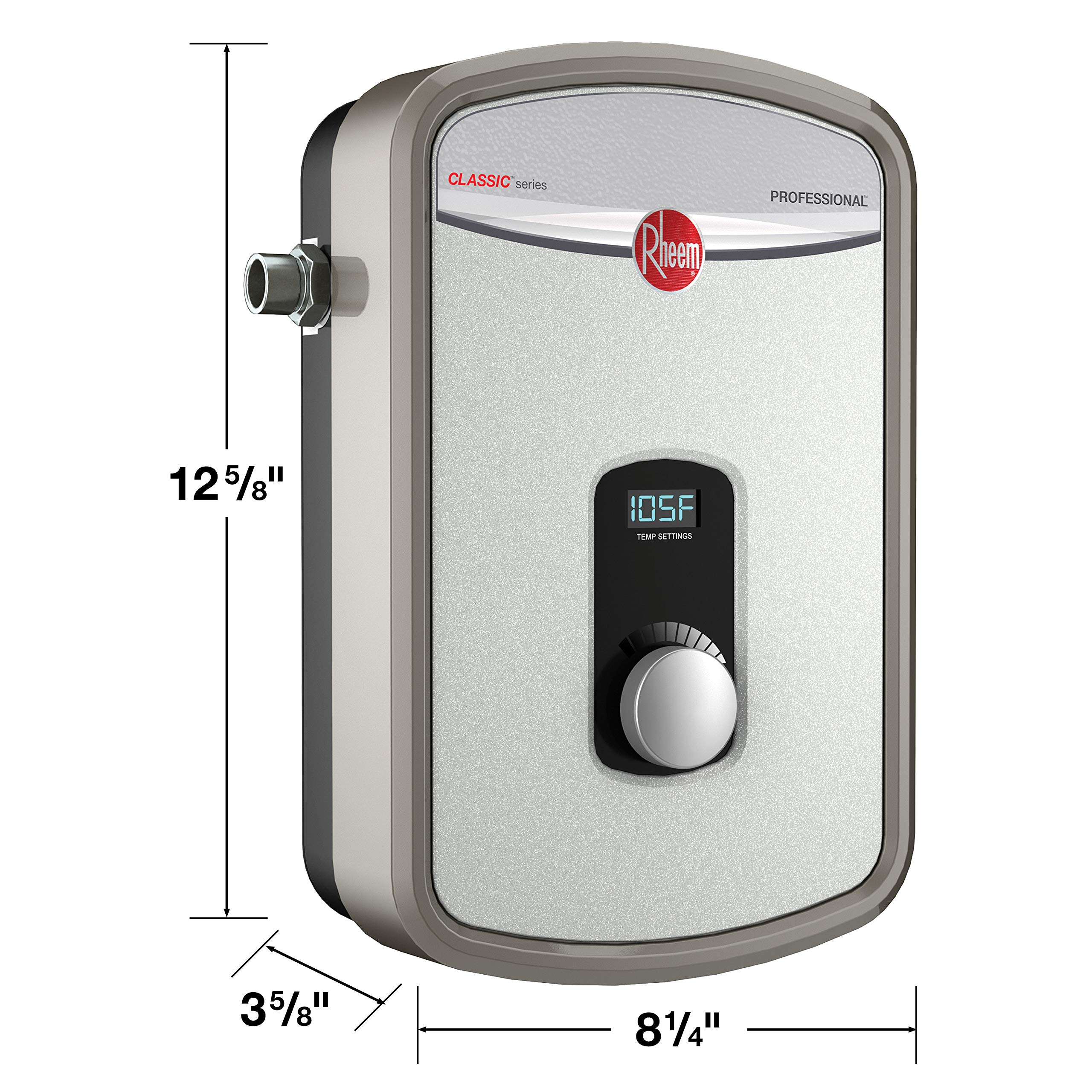 Rheem 11kW 240V Tankless Electric Water Heater - Energy Efficient On-Demand Hot Water System for Home, RV & Small Business | Perfect for Bathrooms, Kitchens & Laundry Rooms