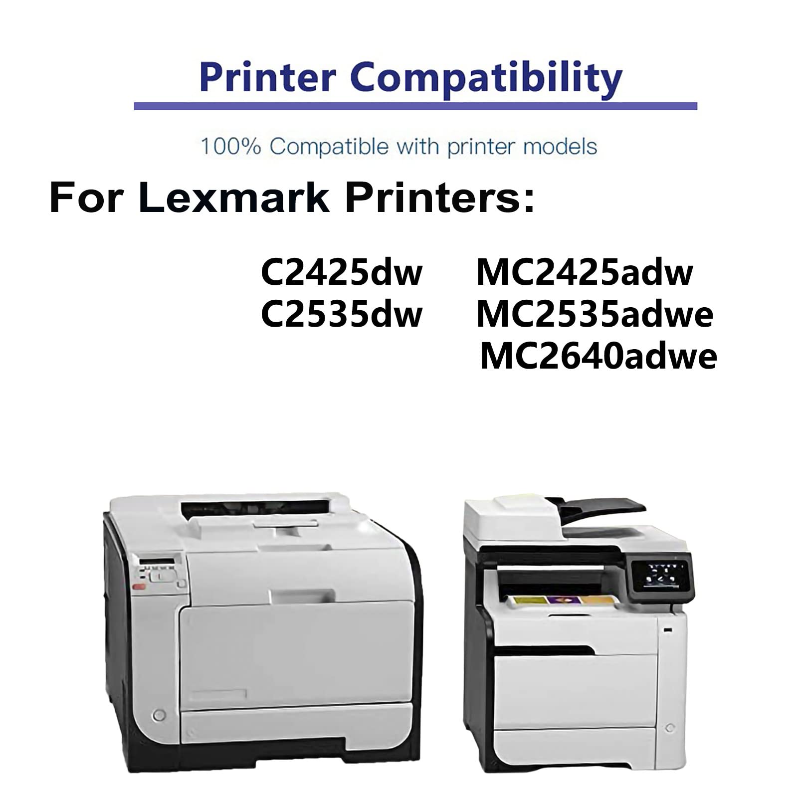 1-Pack Cyan High Yield C241XC0 Laser Toner Cartridge Compatible with MC2640adwe Printer - Ideal for Office Printing & Document Workflows