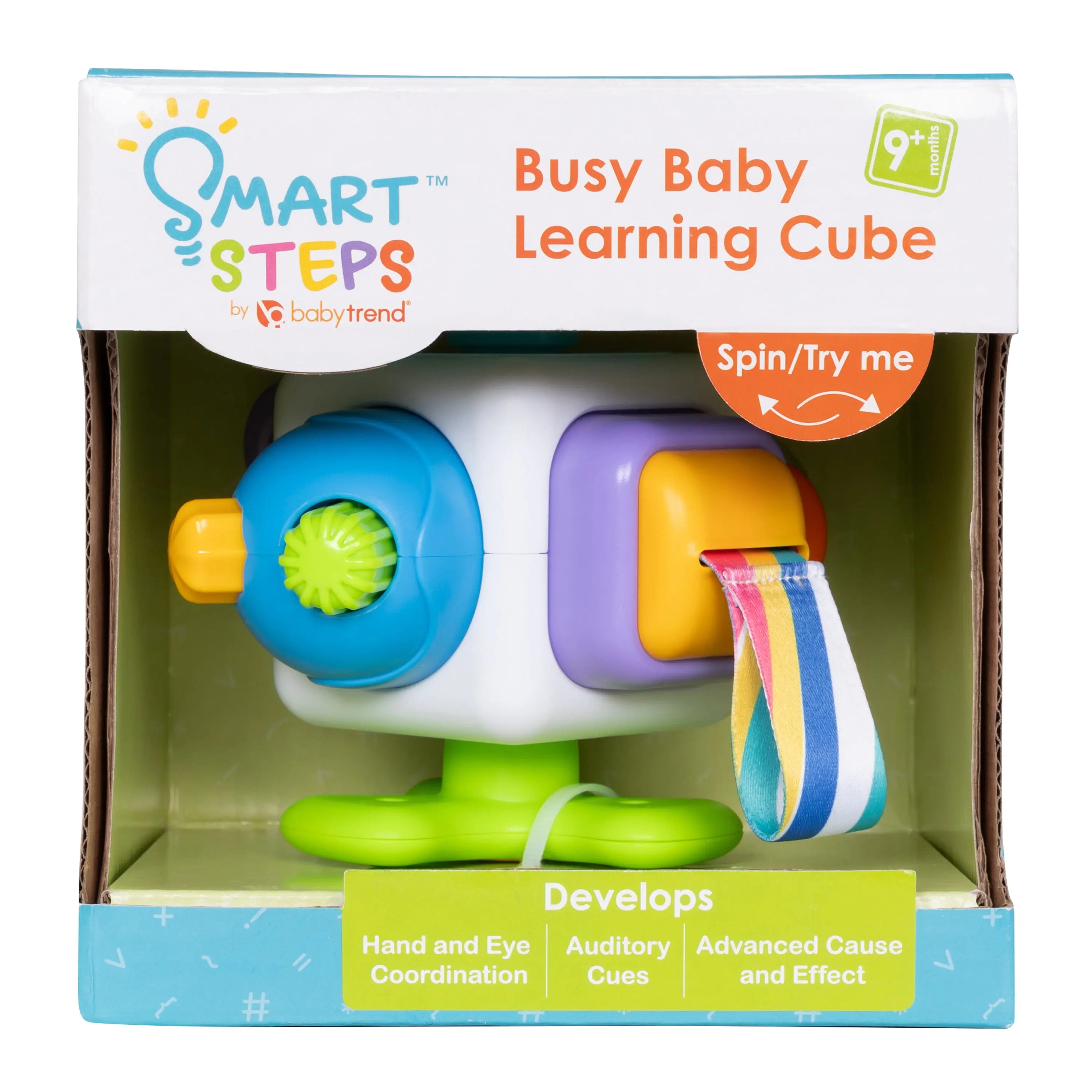 Smart Steps® Busy Baby Learning Cube - Educational Activity Toy for Toddlers 6-12 Months - Sensory Play & Early Development - Perfect for Playtime, Daycare & Travel