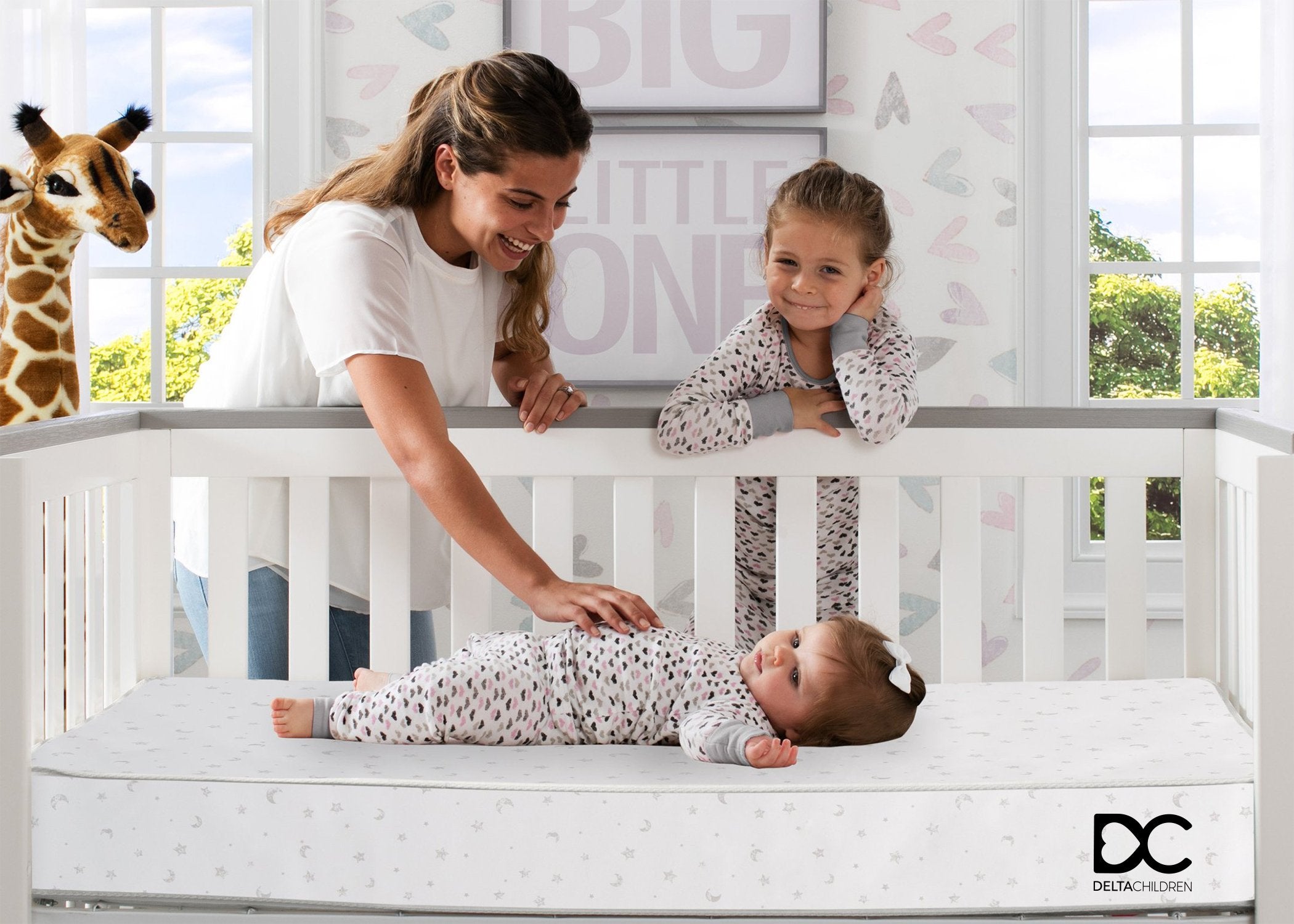 Sweet Beginnings Two-Stage Crib & Toddler Mattress - Dual Comfort for Newborns to Toddlers - Perfect for Nursery and Daycare Use