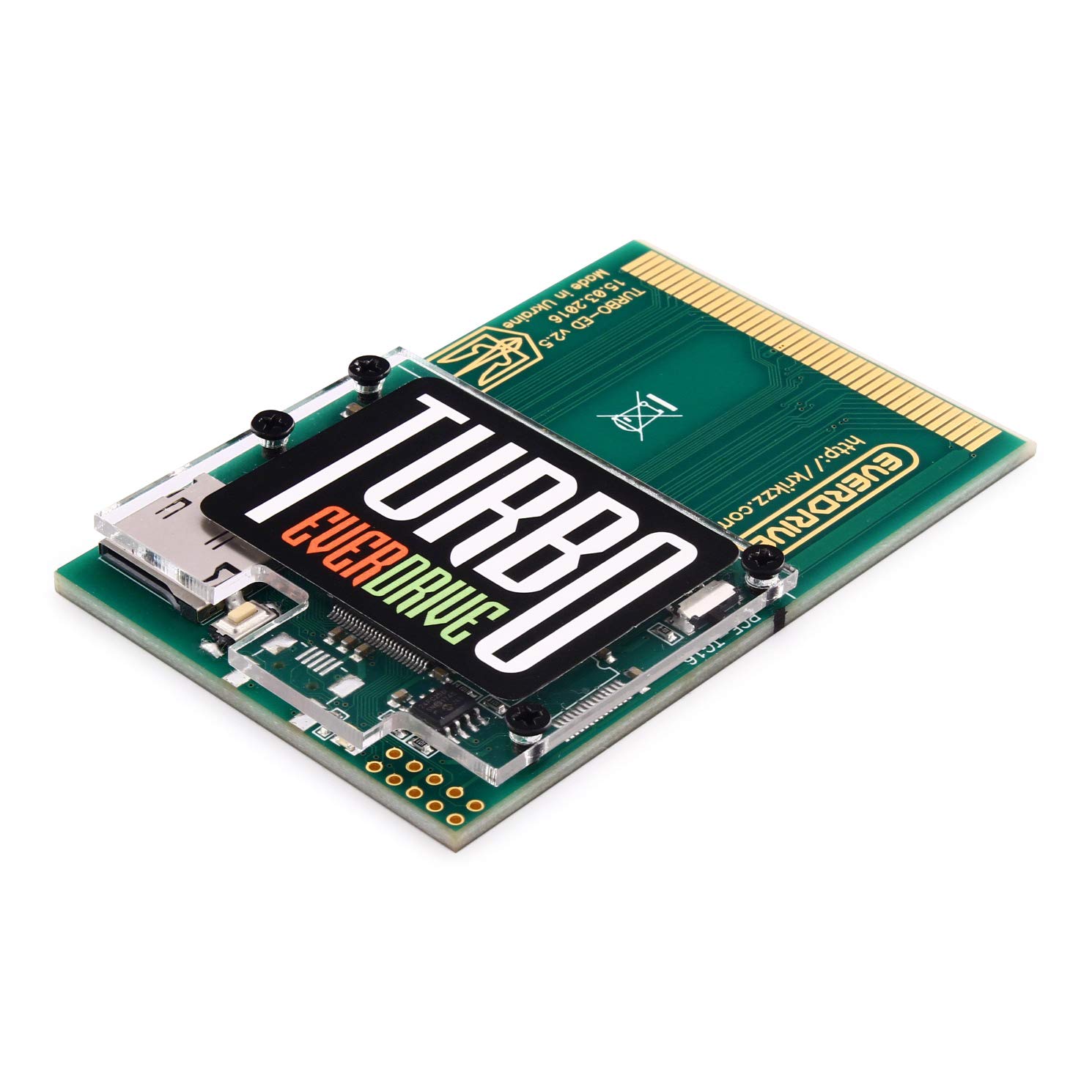 Turbo EverDrive v2 Flash Cartridge - Compatible with TurboGrafx-16 & PC Engine - Play Retro Games Instantly - Perfect for Classic Gaming Enthusiasts & Collectors