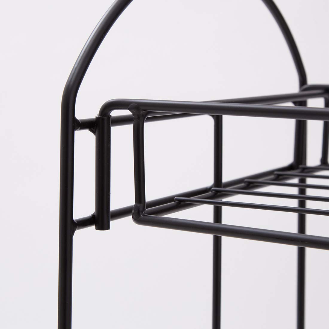 2-Tier Metal Flower Stand with Tray - Indoor/Outdoor Plant Holder Rack for Garden, Patio, Balcony & Home Decor - Perfect for Potted Plants, Herbs & Succulents