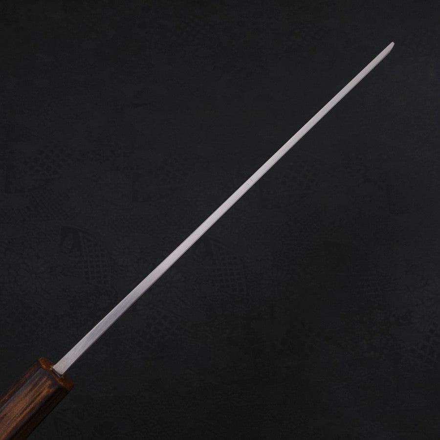 Premium Usuba Knife (Kanto) - White Steel #2 Kasumi Sumi Urushi Handle 210mm - Japanese Chef Knife for Slicing Vegetables & Sushi Preparation