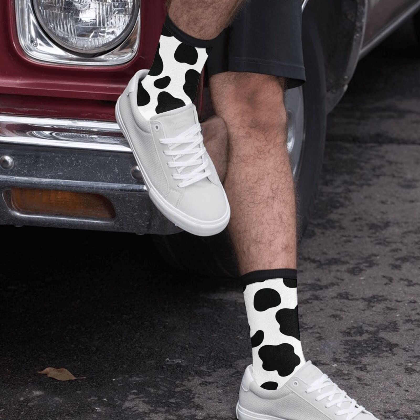 YISHOW Funny Crazy Novelty Socks for Men & Women - Comfortable Crew Socks with Cool Designs - Perfect for Gifts, Parties, and Everyday Wear