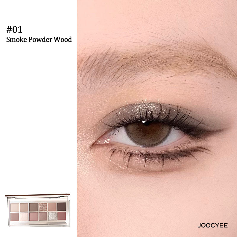 Joocyee 12-Color Eyeshadow Palette - Highly Pigmented, Long Lasting Makeup for Day & Night Looks - Perfect for Parties, Weddings & Everyday Wear