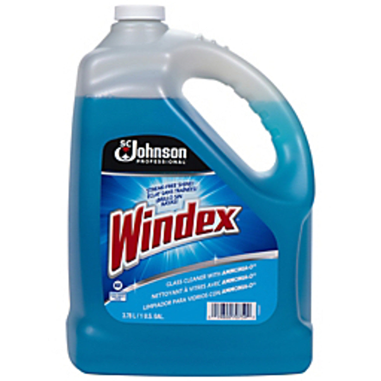 Windex Powered Formula Glass & Surface Cleaner - 1 Gallon (4 Pack) | Streak-Free Cleaning for Windows, Mirrors & Countertops | Home & Office Use