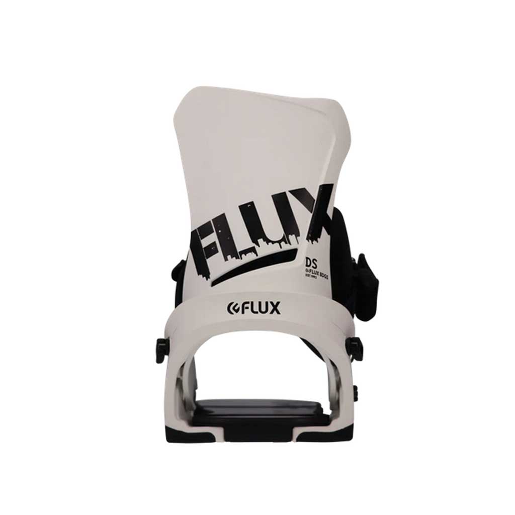 Flux 22/23 DS Snowboard Binding - White | All-Mountain Freestyle Snowboard Bindings for Men & Women | Perfect for Park, Powder & Backcountry Riding