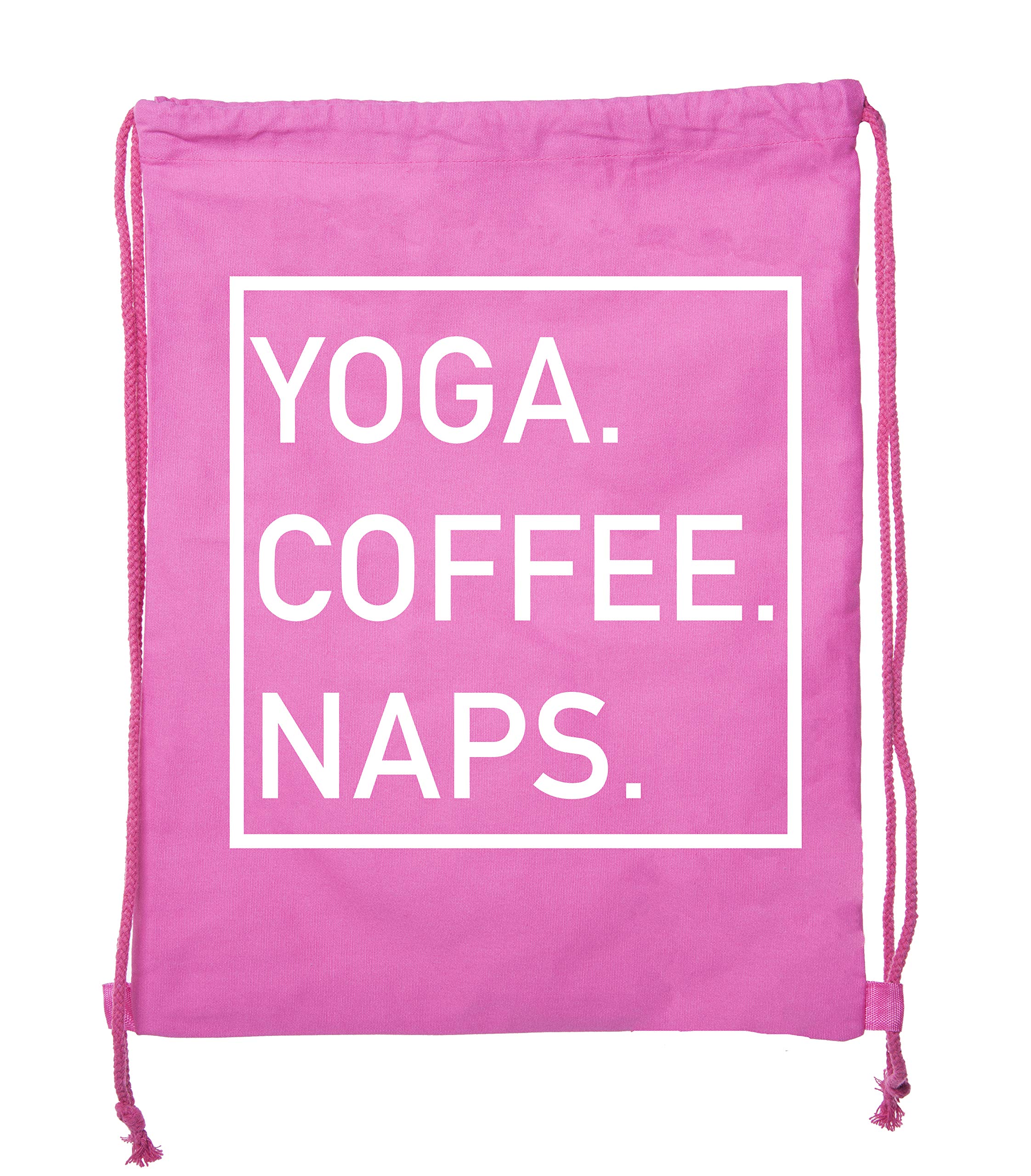 Premium Cotton Drawstring Yoga Gym Bags for Yoga Blocks & Clothes - Lightweight & Durable Workout Storage - Perfect for Yoga Studios, Gym Sessions & Travel