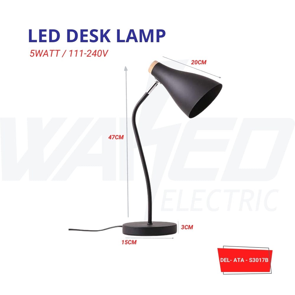 Best LED Desk Lamp with Adjustable Brightness - 3 Lighting Modes for Home Office, Study & Reading | Energy-Efficient Eye Protection Light for Work & Night Use