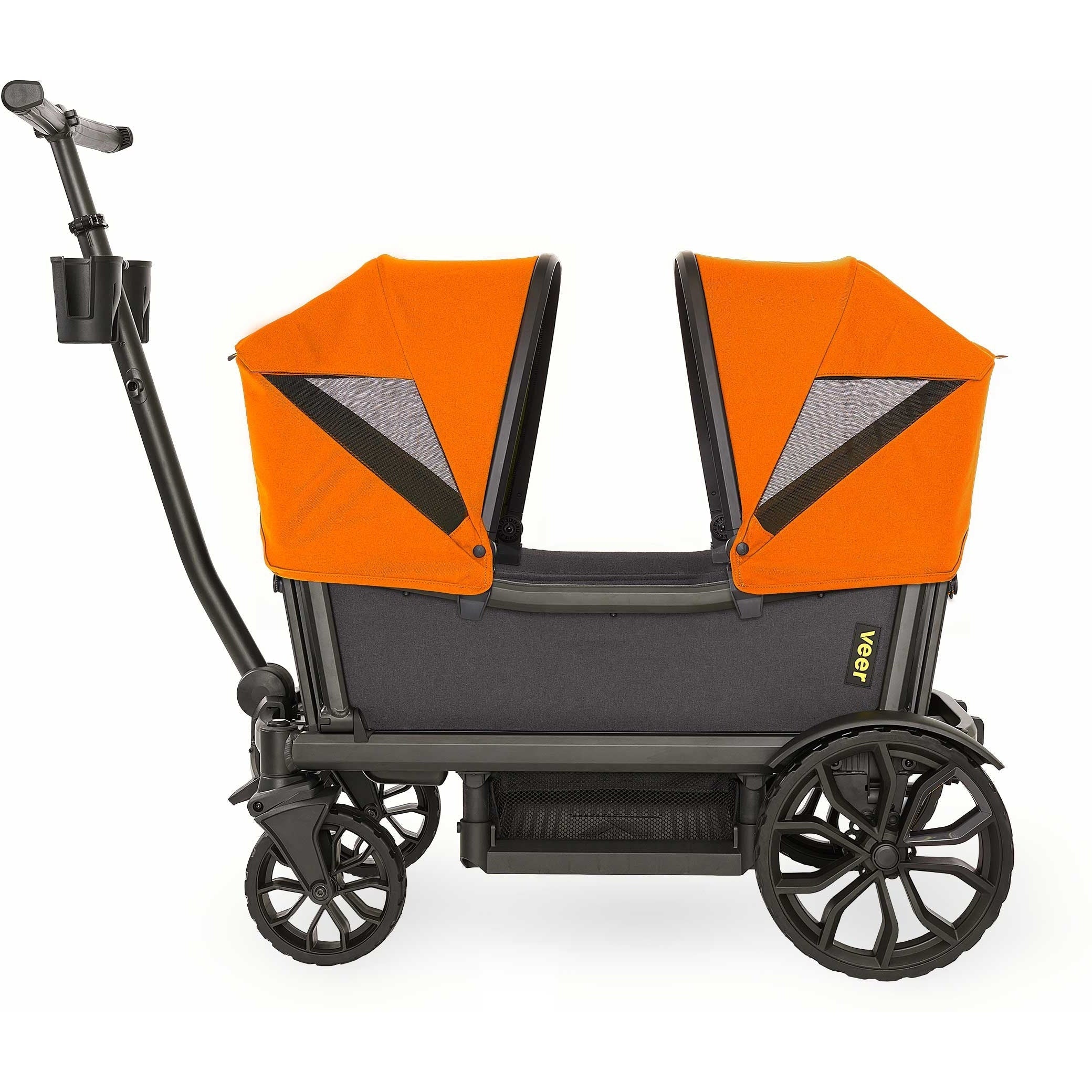 Veer Cruiser XL Custom Retractable Canopy - Adjustable Sun Shade for Strollers, Baby Carriers & Outdoor Gear - Perfect for Beach, Park and Family Outings