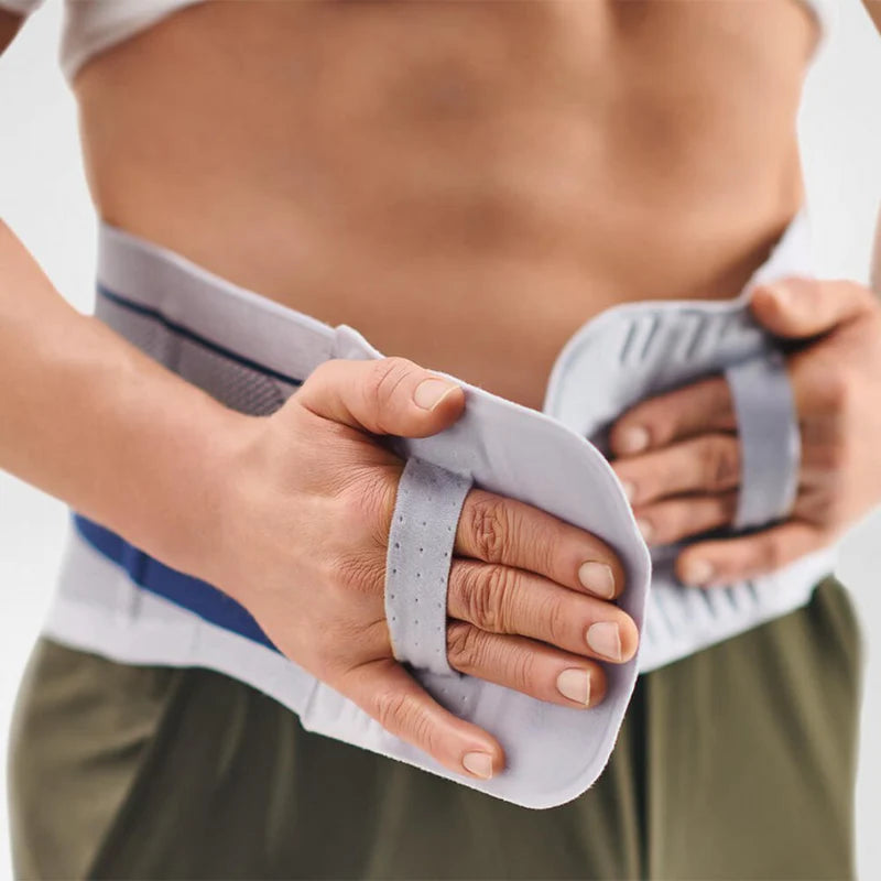 Bauerfeind LumboTrain Back Brace - Lumbar Support Belt for Lower Back Pain Relief - Adjustable & Breathable - Ideal for Work, Sports & Posture Correction