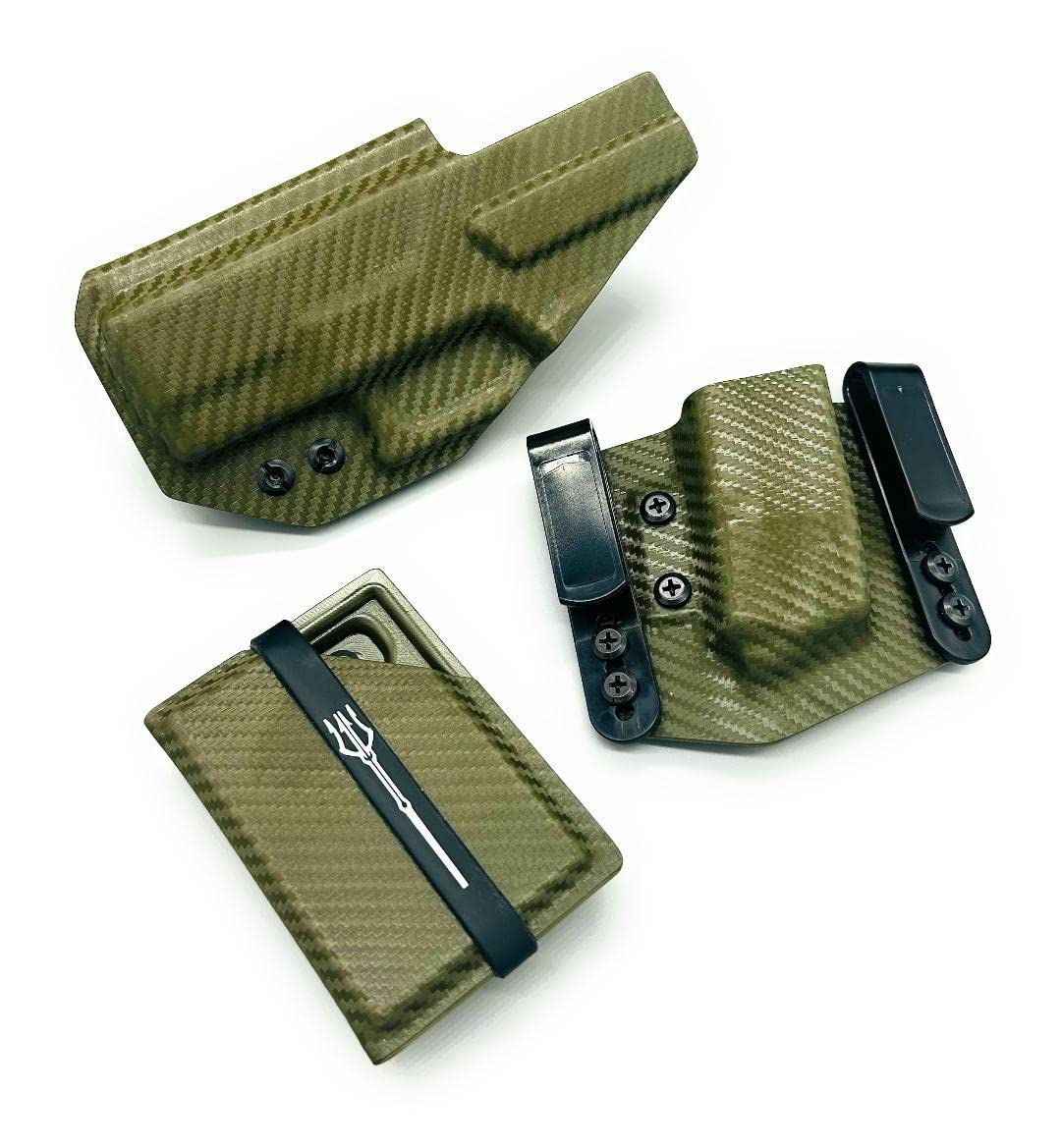 Neptune Concealment Triton Series IWB Kydex Holster for M&P Shield 45 with Magazine Pouch & Wallet | Veteran Made in USA | Perfect for Concealed Carry, Everyday Use & Self Defense