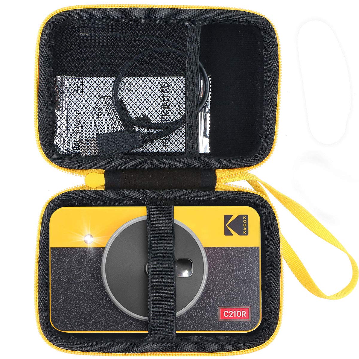 Aenllosi Hard Protective Carrying Case for Kodak Mini Shot 2 Retro/Mini 2 Square/All-New Mini 2 Plus Photo Printer - Durable Travel Storage Bag (Black) - Perfect for Travel, Photography Enthusiasts & On-the-Go Printing