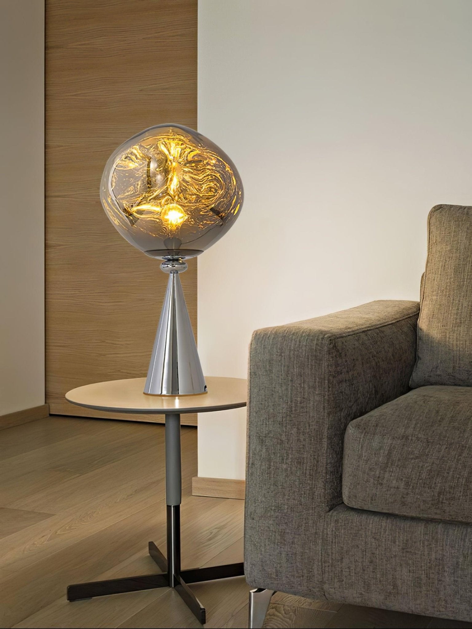 Lava Cone Table Lamp - Modern Volcanic Rock Design LED Night Light for Bedroom, Living Room & Office Decor - Perfect for Relaxation & Ambient Lighting