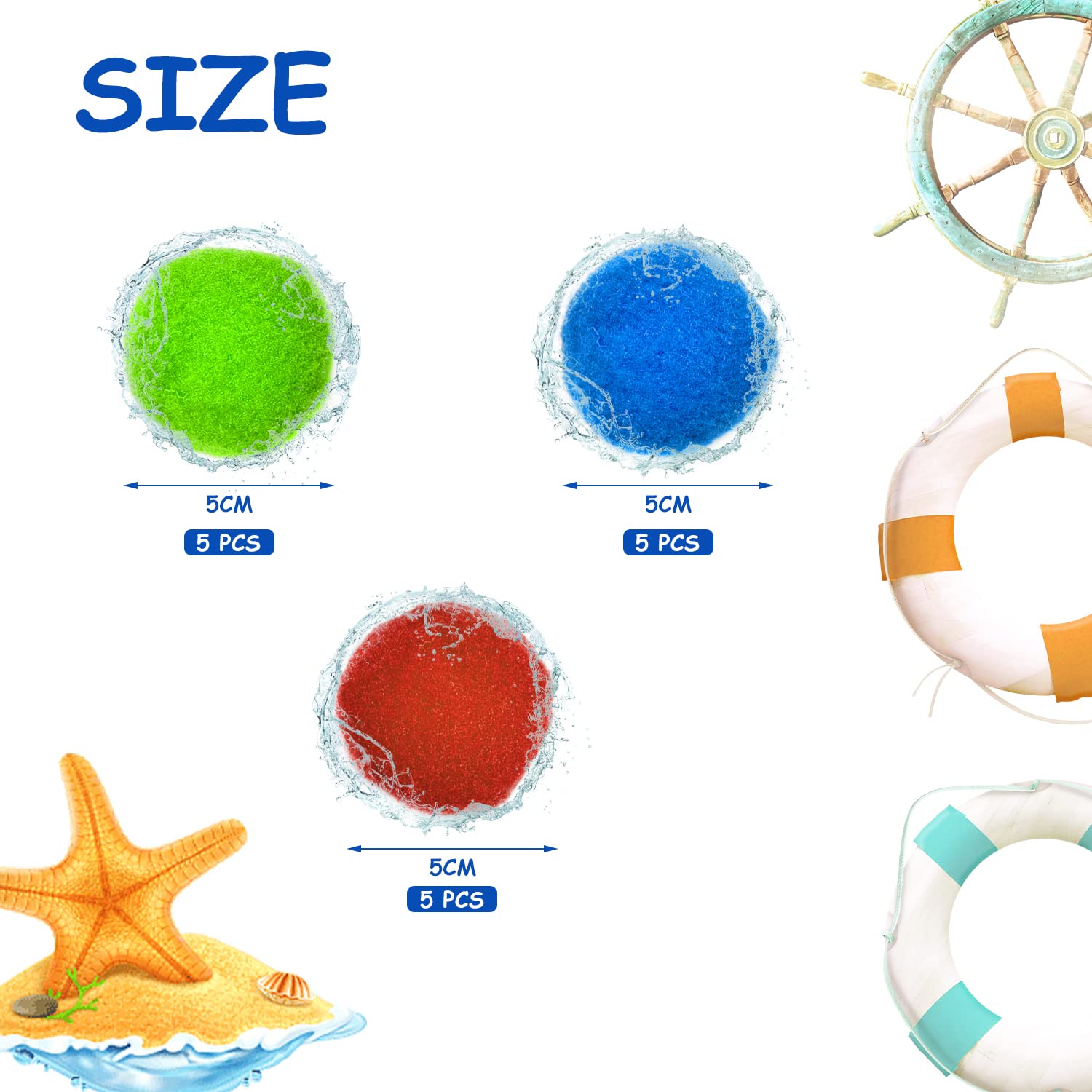 15-Piece Mixed Water Bomb Set - Reusable Splash Balls, Fluffy Balls for Kids - Fun Water Play Toys for Garden, Pool & Trampoline - Perfect for Summer Parties, Backyard Games & Kids Outdoor Activities