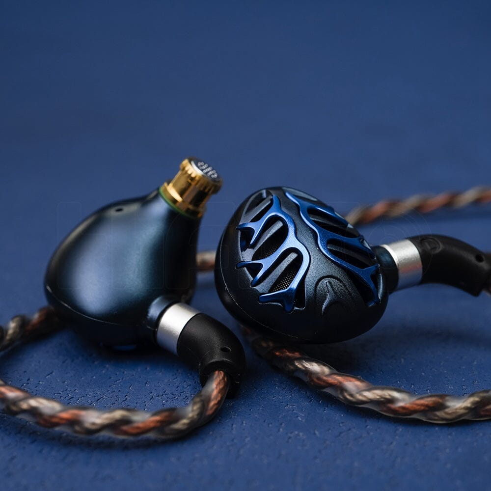 TRN Azure Dragon 14.6mm 2nd Gen Flagship Planar Magnetic IEM Earphones with High Resolution Audio - Perfect for Audiophiles, Studio Monitoring & Gaming