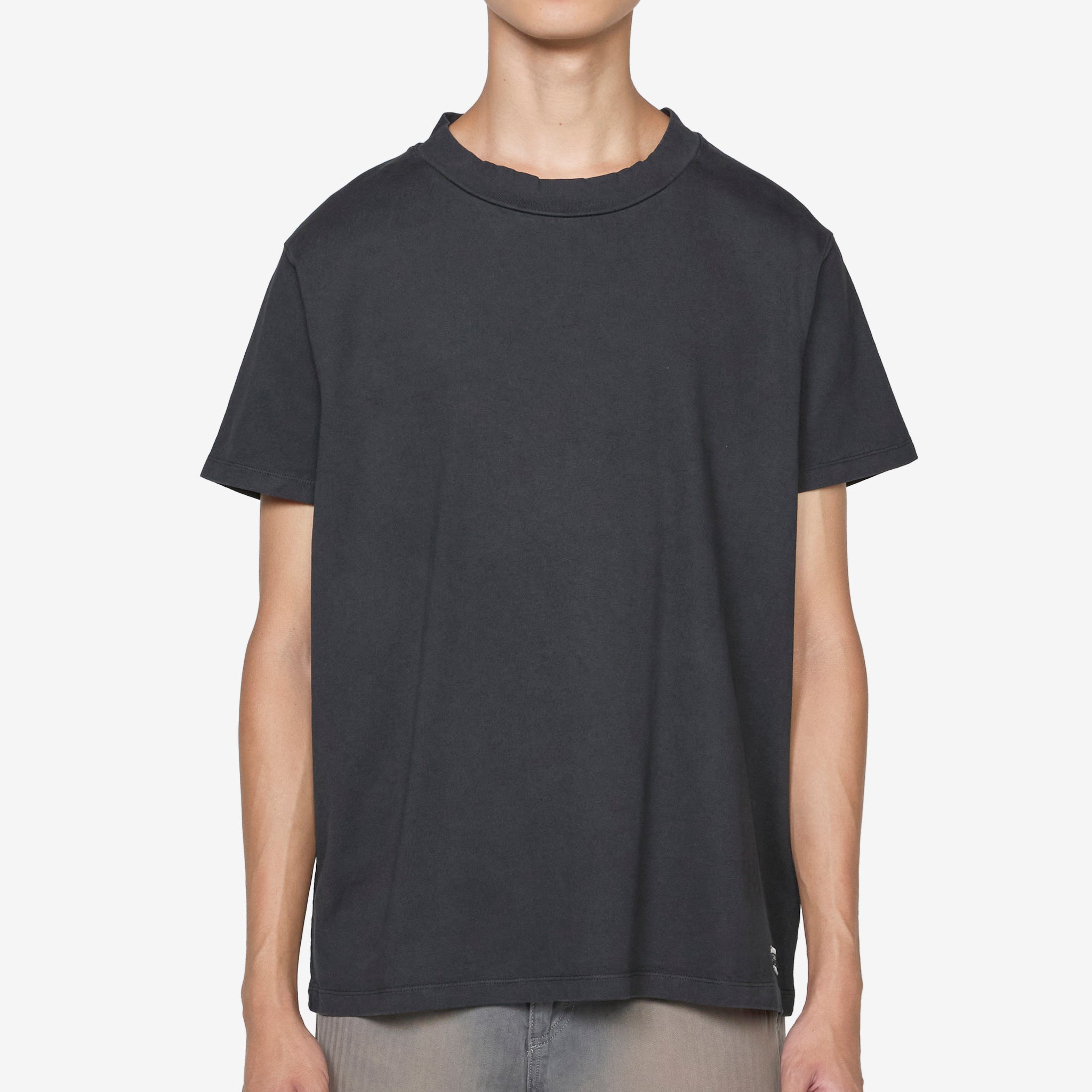 Bliss Washed Black Band Jersey T-Shirt - Soft & Comfortable Cotton Tee for Casual Wear, Street Style & Everyday Outfits