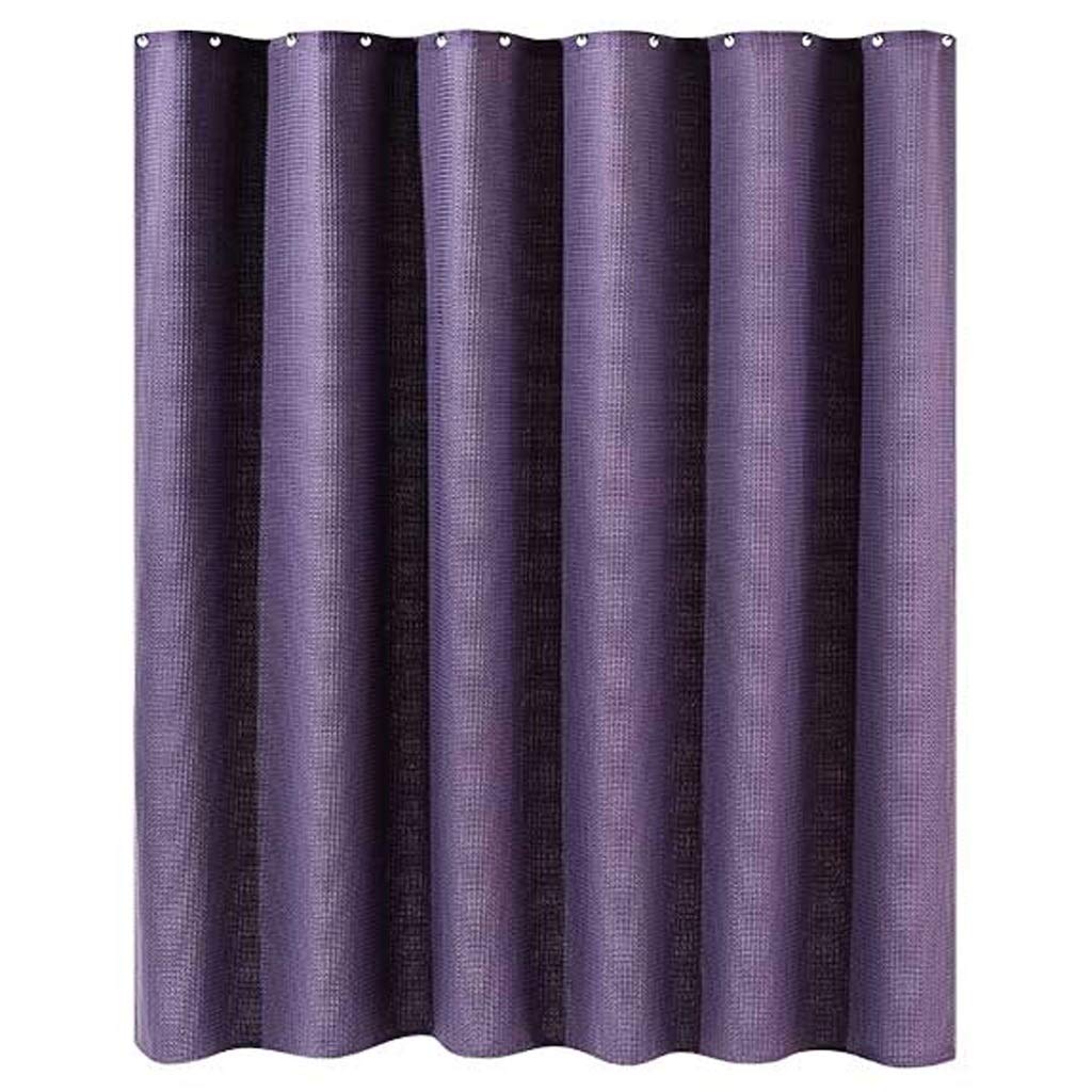 TXXMM Thickened Waterproof Shower Curtain - Mold Resistant Bathroom Partition (Purple, 200x180cm) - Perfect for Bathroom Decor & Spa-Like Shower Experience