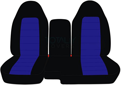 Black and Dark Blue