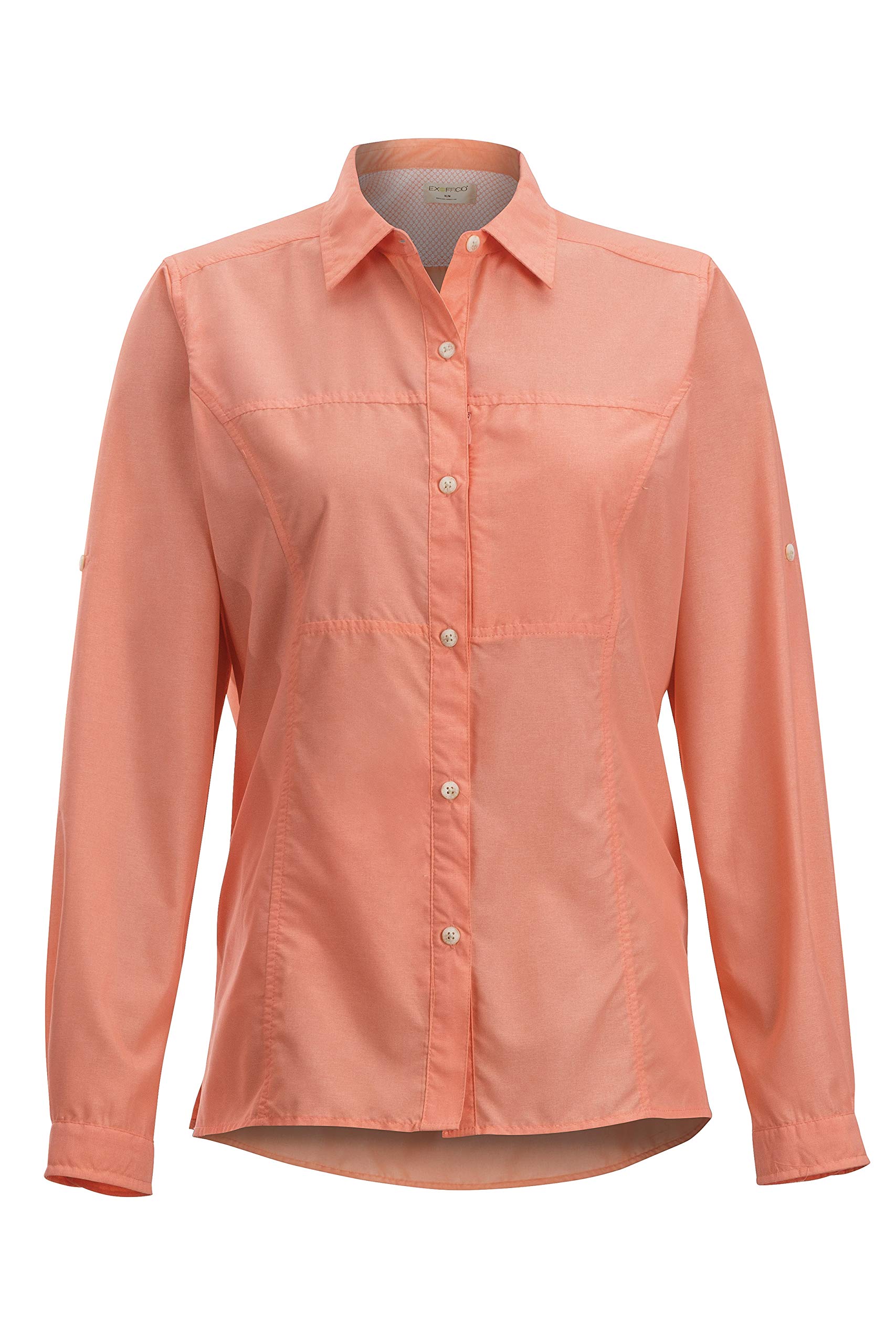 ExOfficio Women's Lightscape Long Sleeve Shirt - UPF 50+ Sun Protection, Moisture-Wicking & Quick-Dry Travel Top for Hiking, Camping & Outdoor Adventures