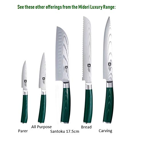Premium Richardson Sheffield Midori Bread Knife – Sharp Stainless Steel Blade for Slicing Bread, Cakes & Pastries – Perfect for Home Baking & Professional Kitchens