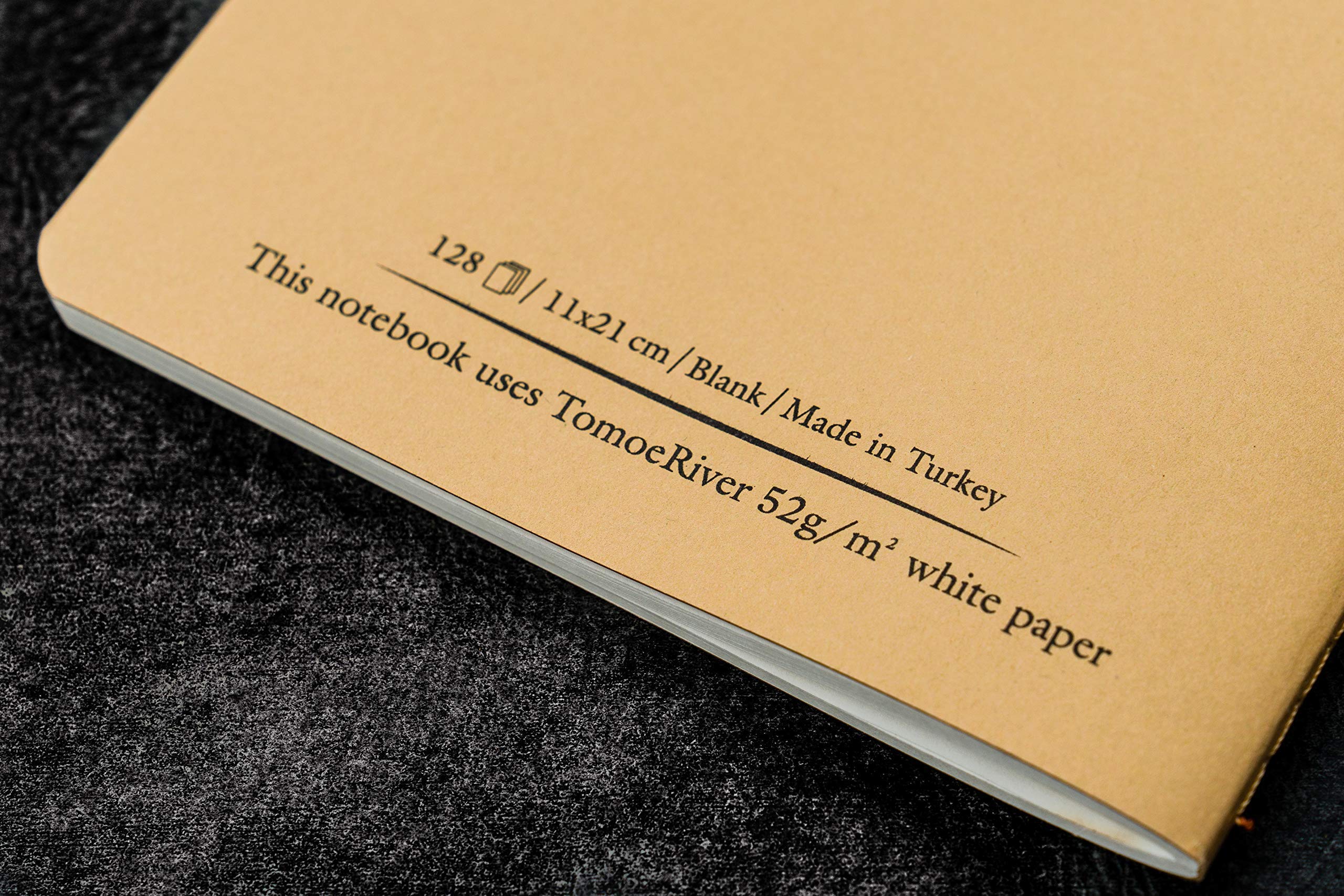 Premium Tomoe River 52gsm Blank Notebook Refills - Fountain Pen Friendly Paper - Set of 3 Regular Size Inserts for Traveler's Journal | Perfect for Journaling, Sketching & Daily Planning