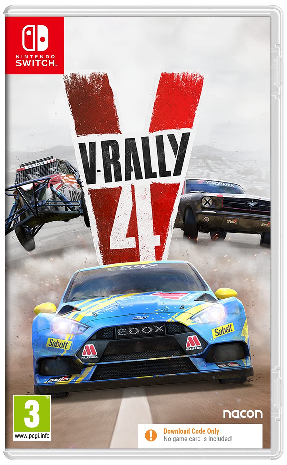 V-Rally 4 Racing Game for Nintendo Switch - Realistic Off-Road Simulation & Multiplayer Action - Perfect for Gaming Enthusiasts & Competitive Players