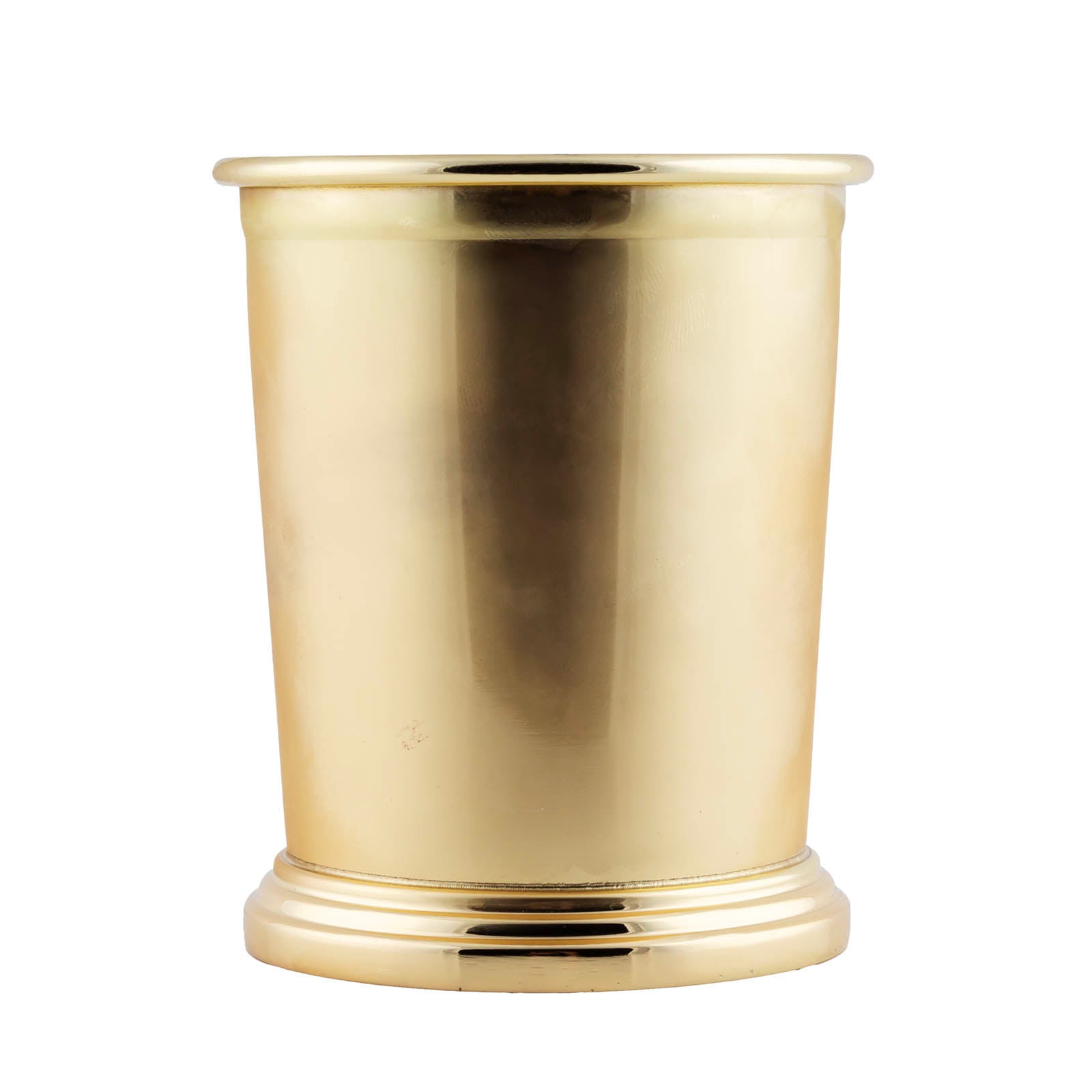BarConic® 12 oz Gold Plated Mint Julep Cup - Elegant Stainless Steel Cocktail Glass for Mint Julep, Whiskey, Bourbon & Iced Beverages - Perfect for Kentucky Derby Parties, Southern Entertaining & Home Bar Decor