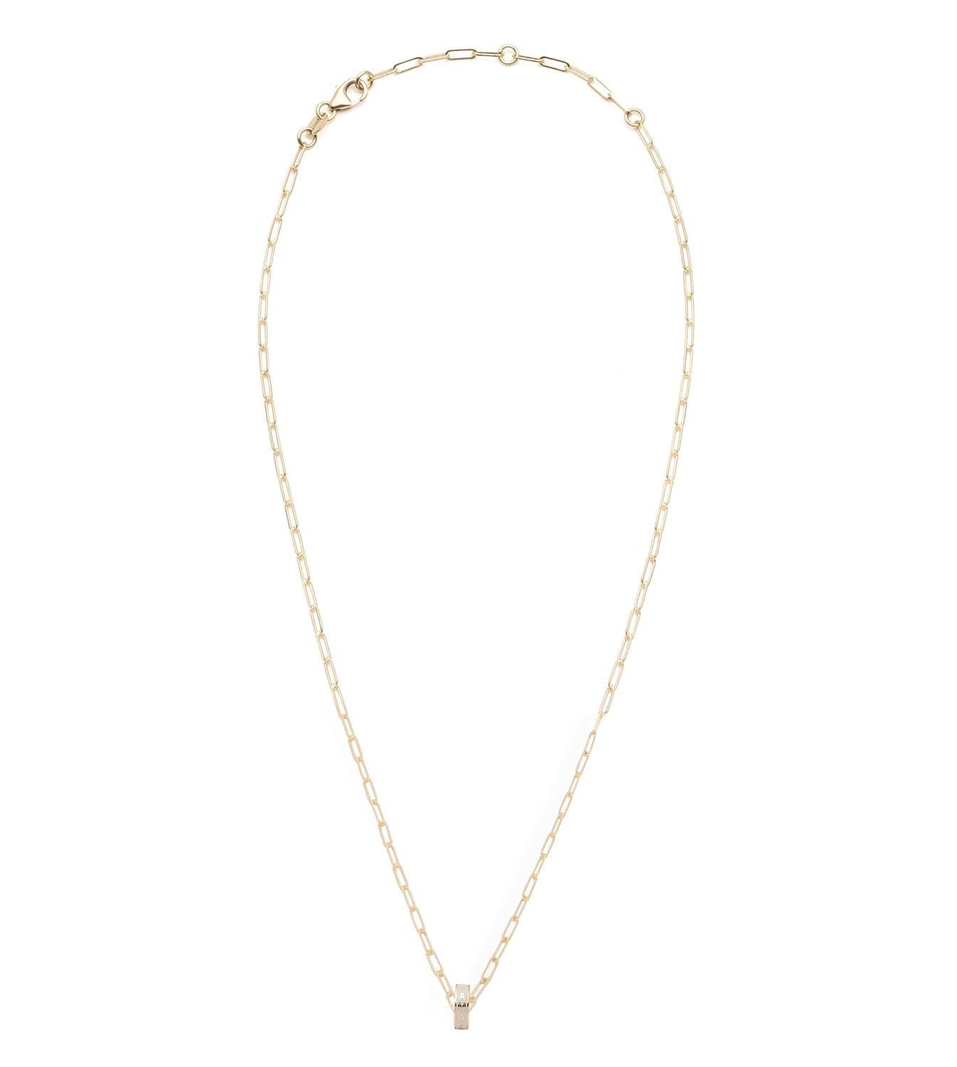 Amate Love Heartbeat Super Fine Clip Chain Necklace - Dainty Gold Layering Jewelry for Women, Perfect Gift for Valentine's Day & Anniversary | Everyday Wear & Special Occasions
