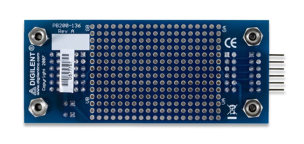 Digilent Pmod BB Breadboard Module for Wire Wrapping & Prototyping - Perfect for DIY Electronics, Arduino & Raspberry Pi Projects