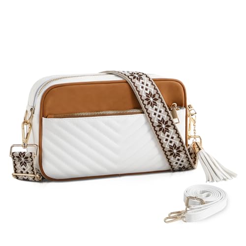 White With Brown