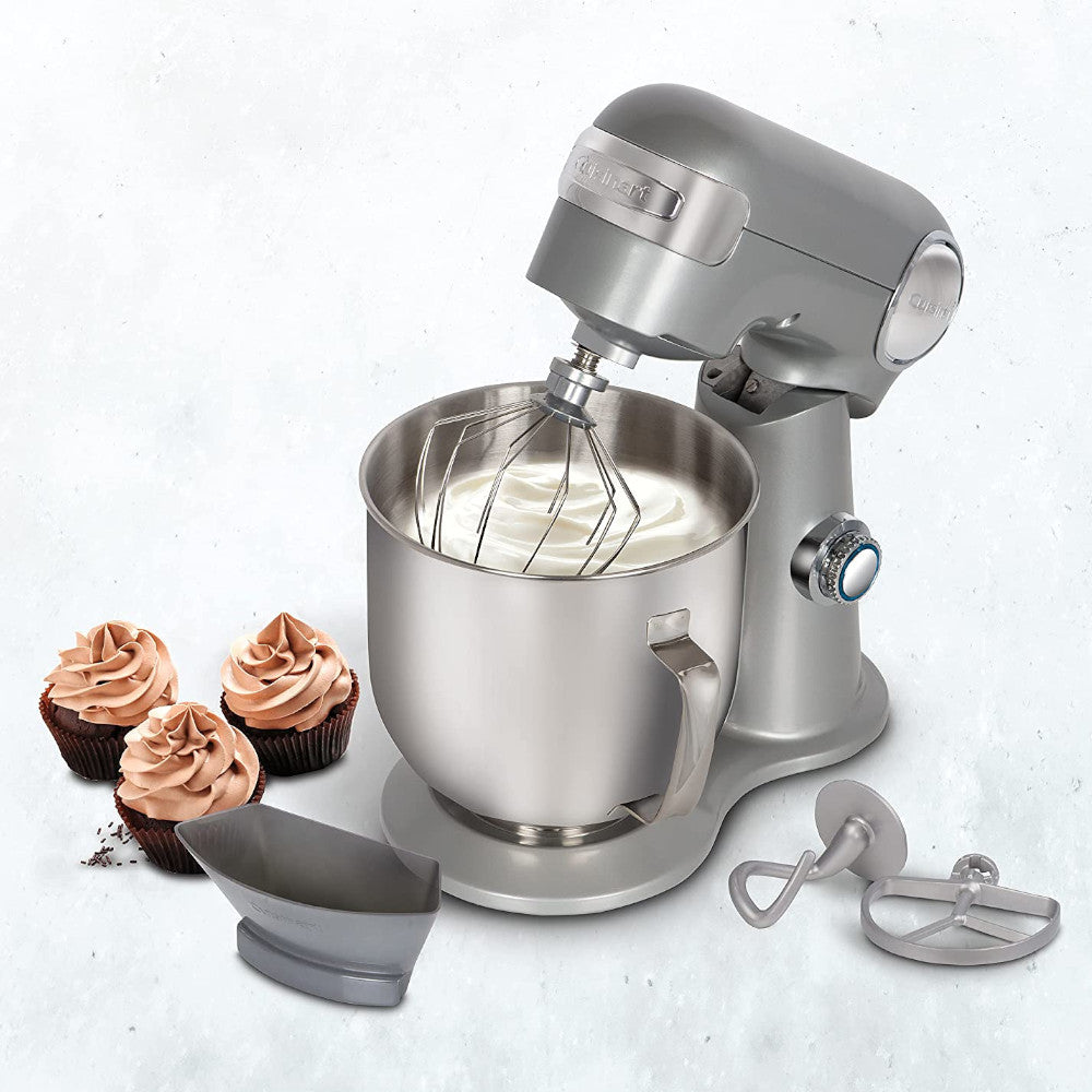 Cuisinart Precision Master 6.5 Quart Stand Mixer SM-65BCC - Professional Kitchen Mixer for Baking, Dough Kneading & Whipping - Perfect for Cakes, Cookies & Bread Making