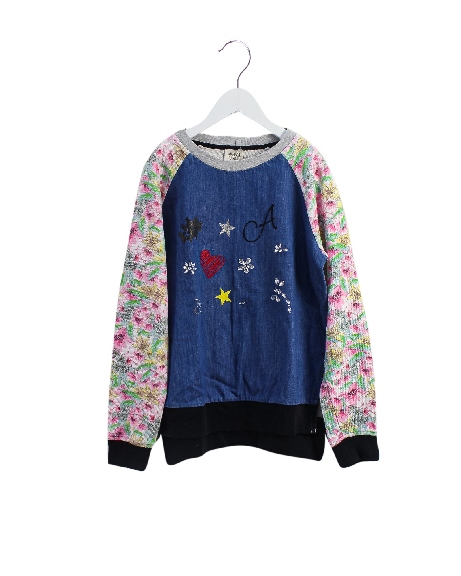 Armani Embroidered Logo Sweatshirt for Boys Size 12Y - Stylish & Comfortable Casual Wear for School & Outings