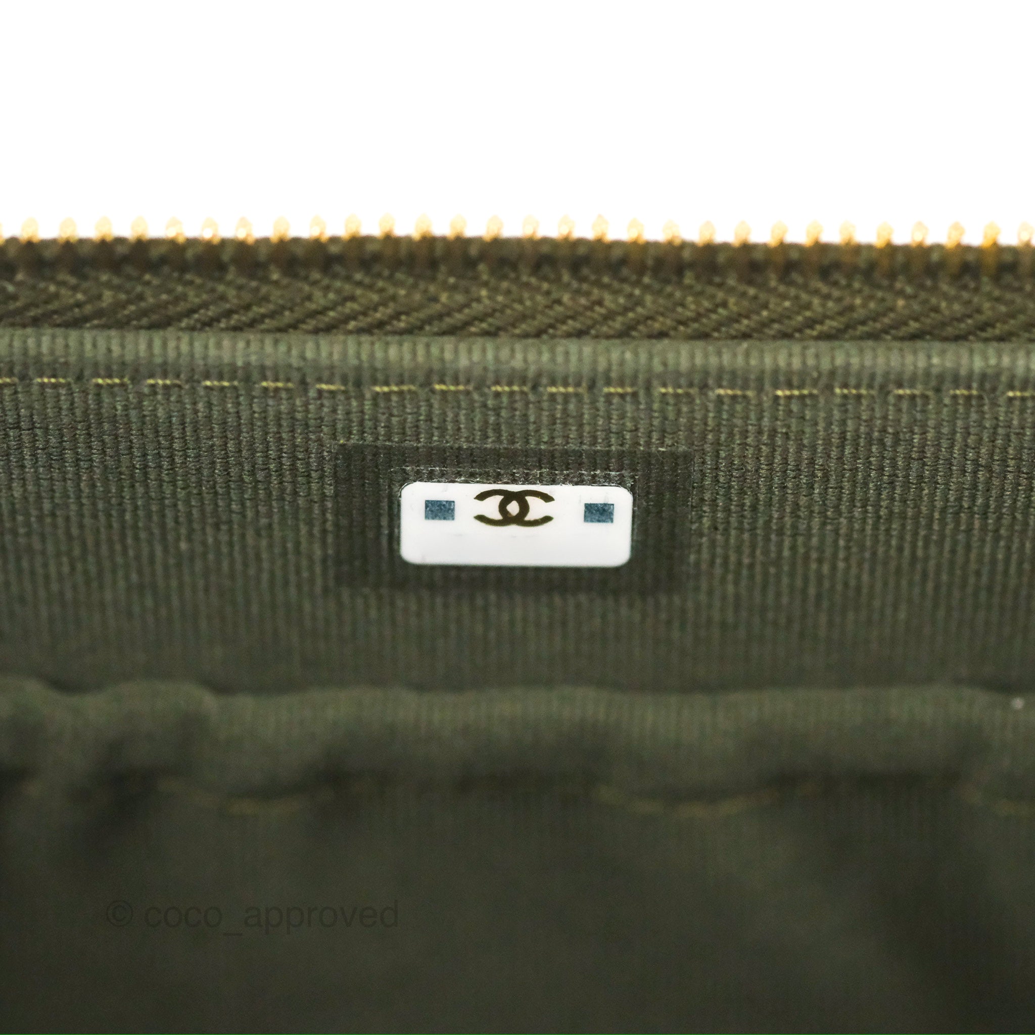 Chanel 22K Khaki Green Lambskin Cargo Pocket Top Handle Vanity Bag with Chain - Luxury Crossbody Purse for Women, Perfect for Date Night & Evening Events