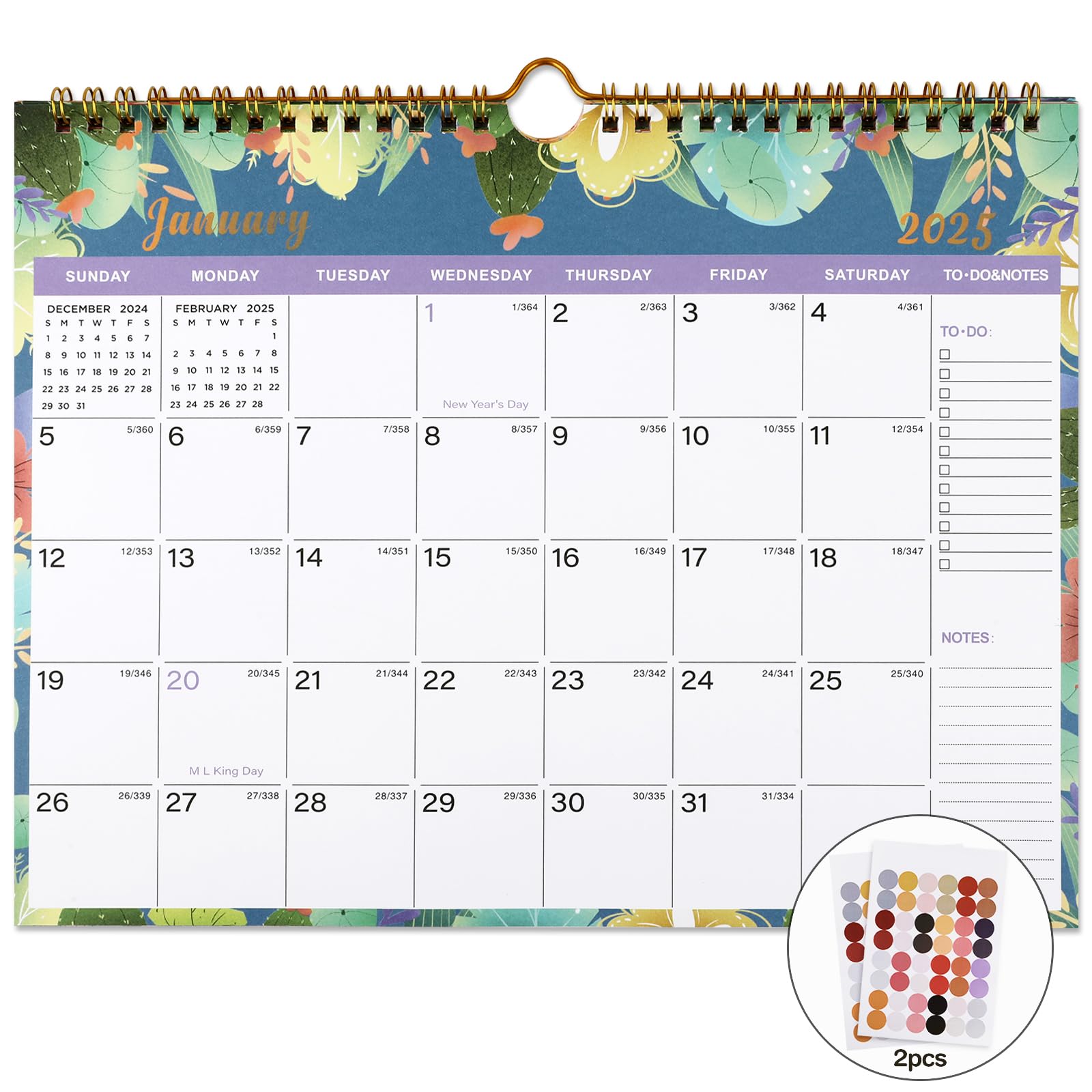 2025-2026 Monthly Wall Calendar - 18 Months from January 2025 to June 2026, 11
