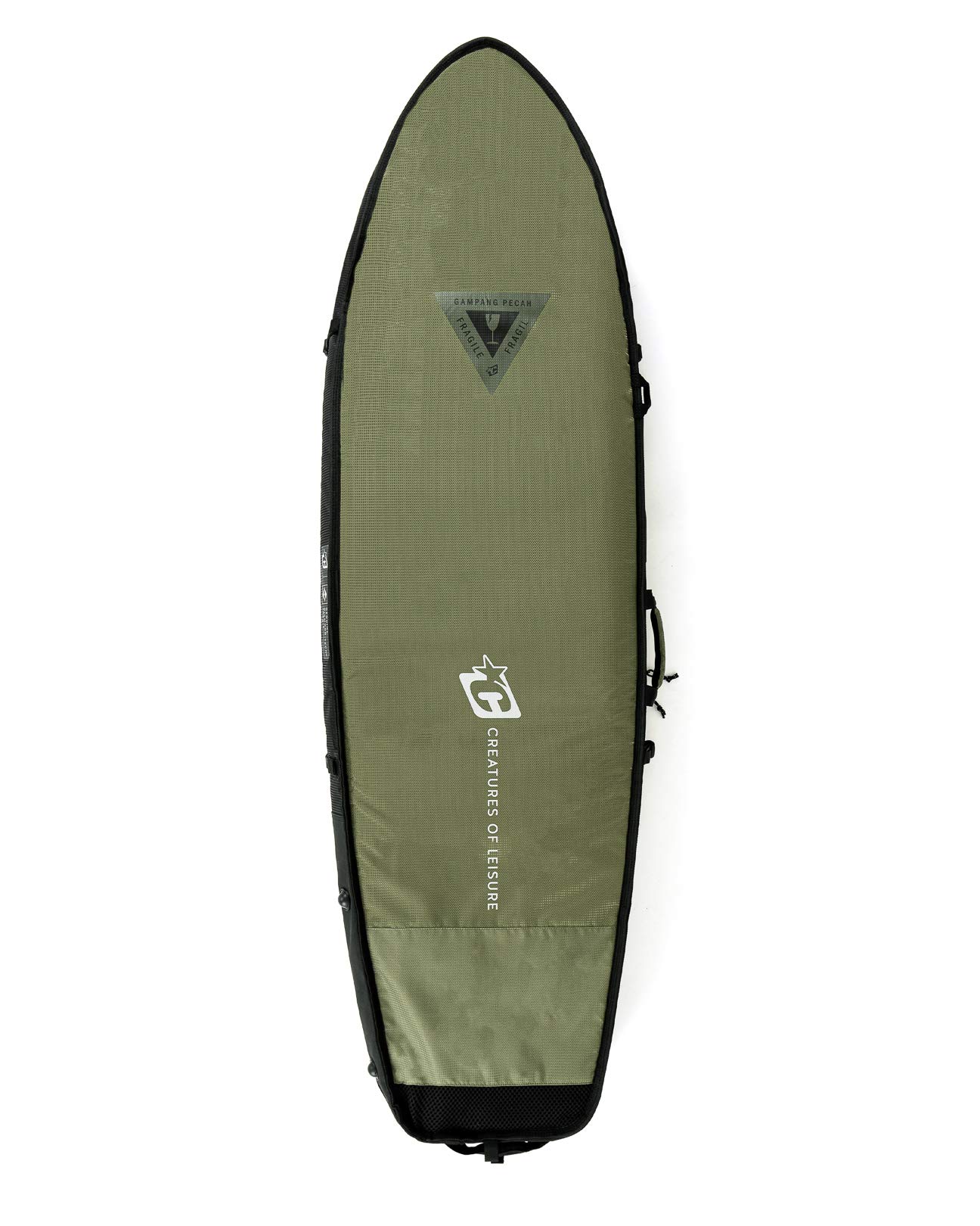 Creatures of Leisure Fish Triple Surfboard Bag - Premium Padded Protection for 3 Surfboards - Perfect for Travel, Storage & Beach Adventures