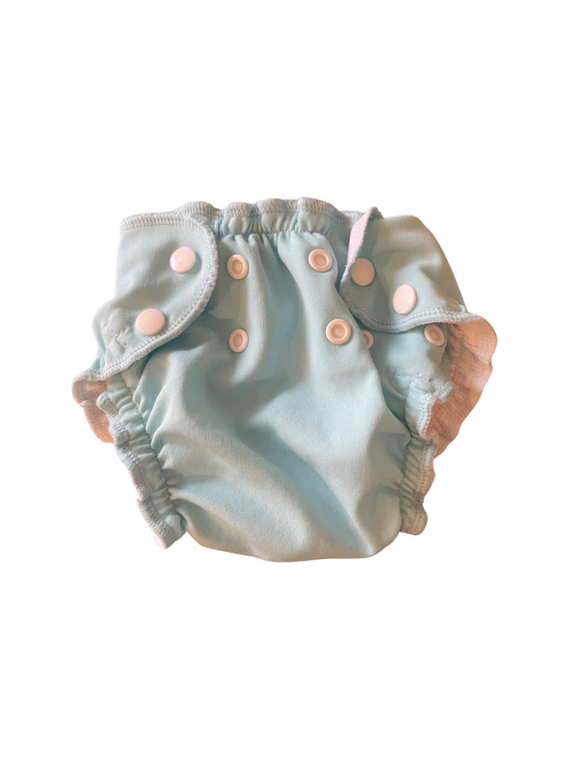 Apple Cheeks Cloth Diaper for Newborns 0-3 Months | Soft, Reusable & Eco-Friendly Baby Diapers | Perfect for Daycare, Travel & Overnight Use