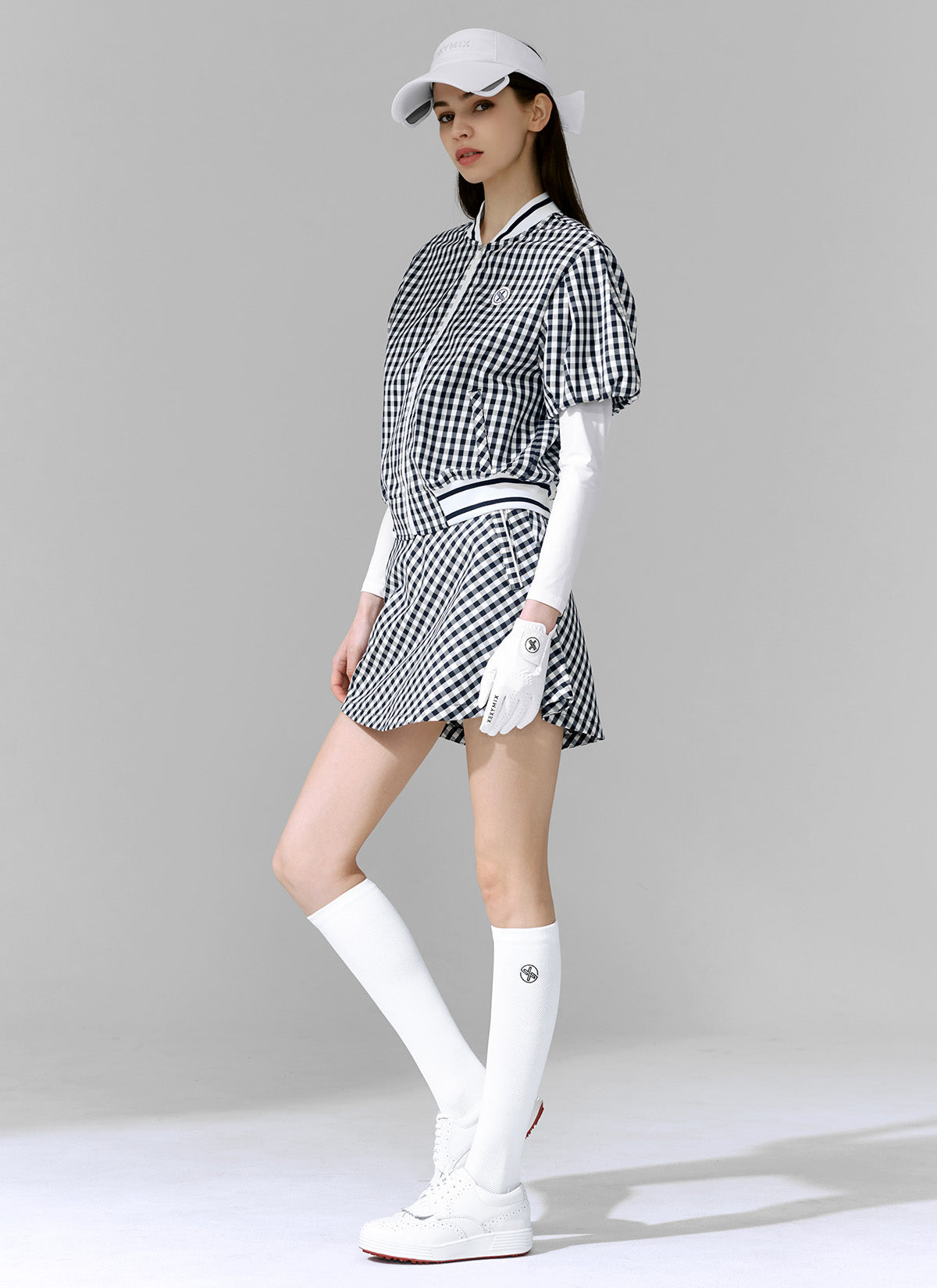 Elegant Check Flare Skirt for Women - Stylish Plaid A-Line Skirt with Flowy Design | Perfect for Office, Party, and Casual Outfits