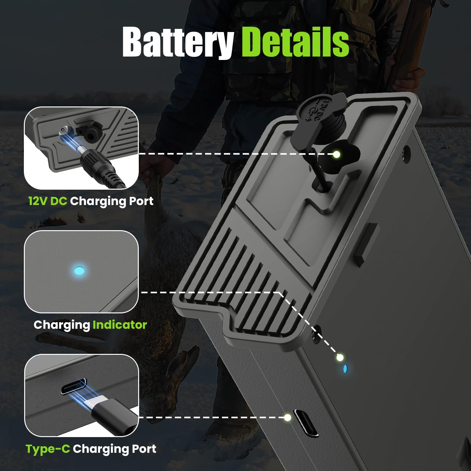 2PCS Upgraded Replacement Rechargeable Battery Pack for Reveal Hunting Camera - Compatible with Reveal X Gen 3.0, Pro 3.0, X, X Pro, X Gen 2.0 & XB Models - Extended Life 2.0 Battery for Wildlife Monitoring & Outdoor Photography