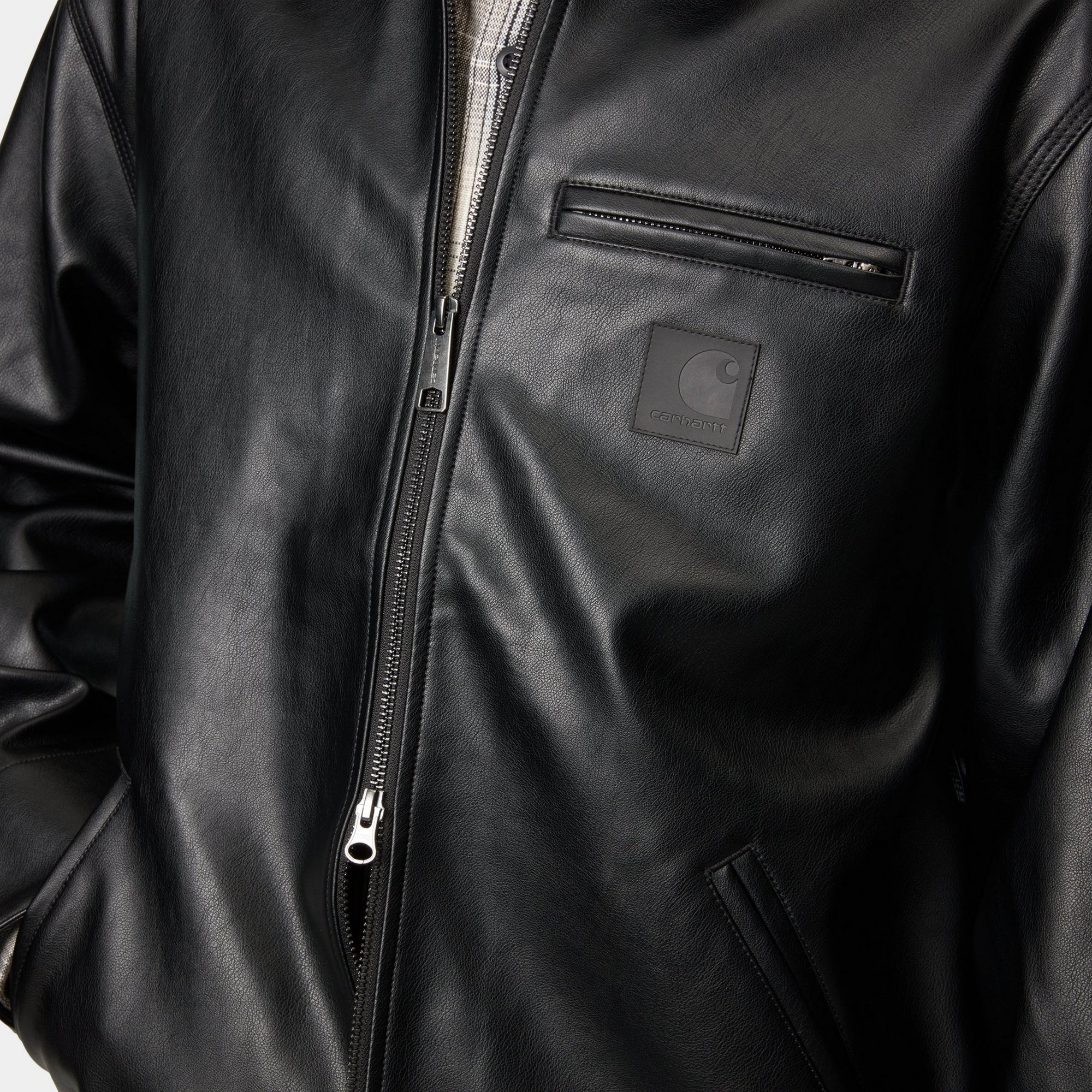 Premium Detroit Jacket - Faux PU Leather Motorcycle Jacket for Men & Women | Stylish Black Biker Jacket | Perfect for Riding, Casual Wear & Outdoor Adventures