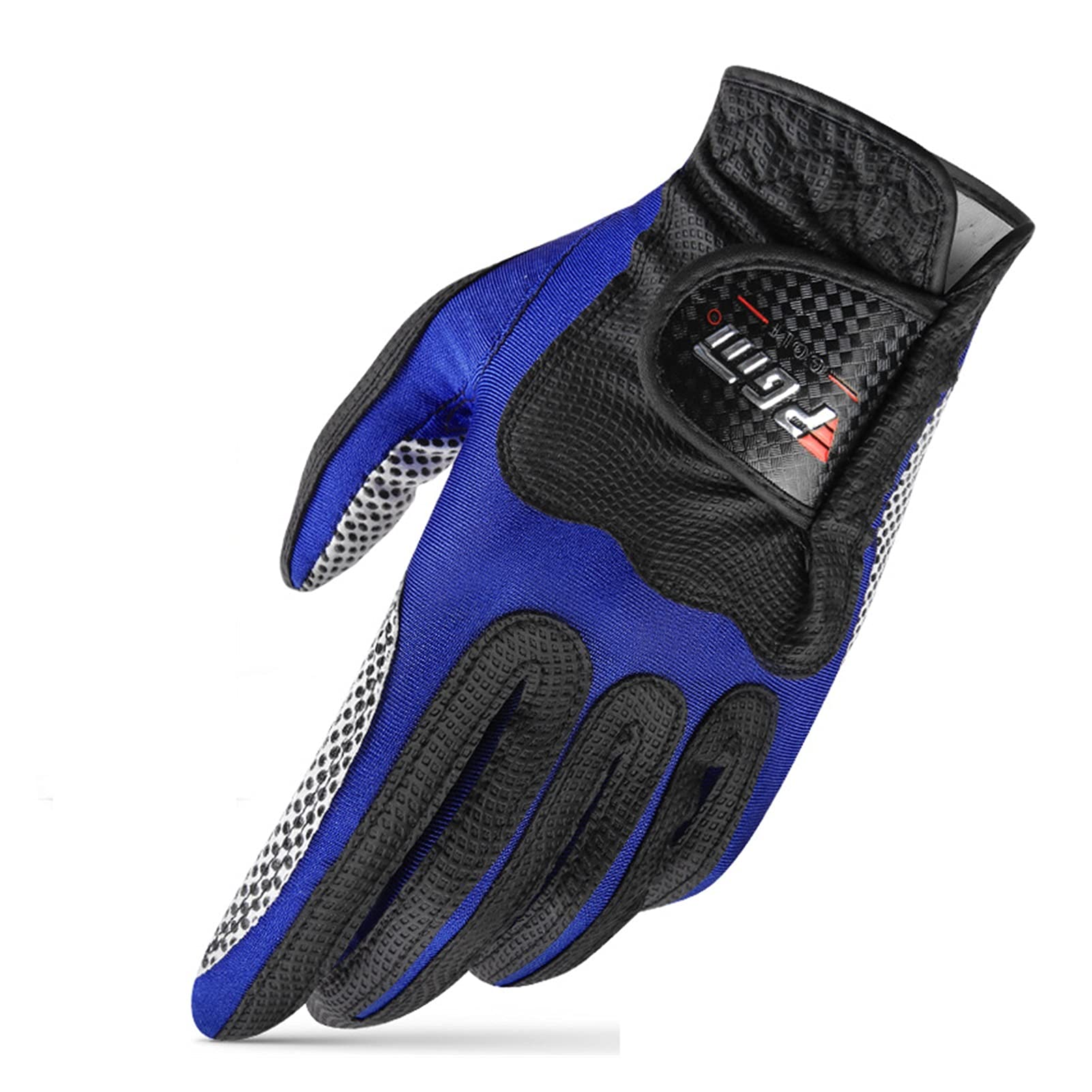Premium Golf Gloves for Men - Left & Right Hand - Breathable Lycra Magic Elastic PU Fiber with Anti-Slip Granules - 1-Pack - Perfect for Driving Range, Practice & Tournament Play