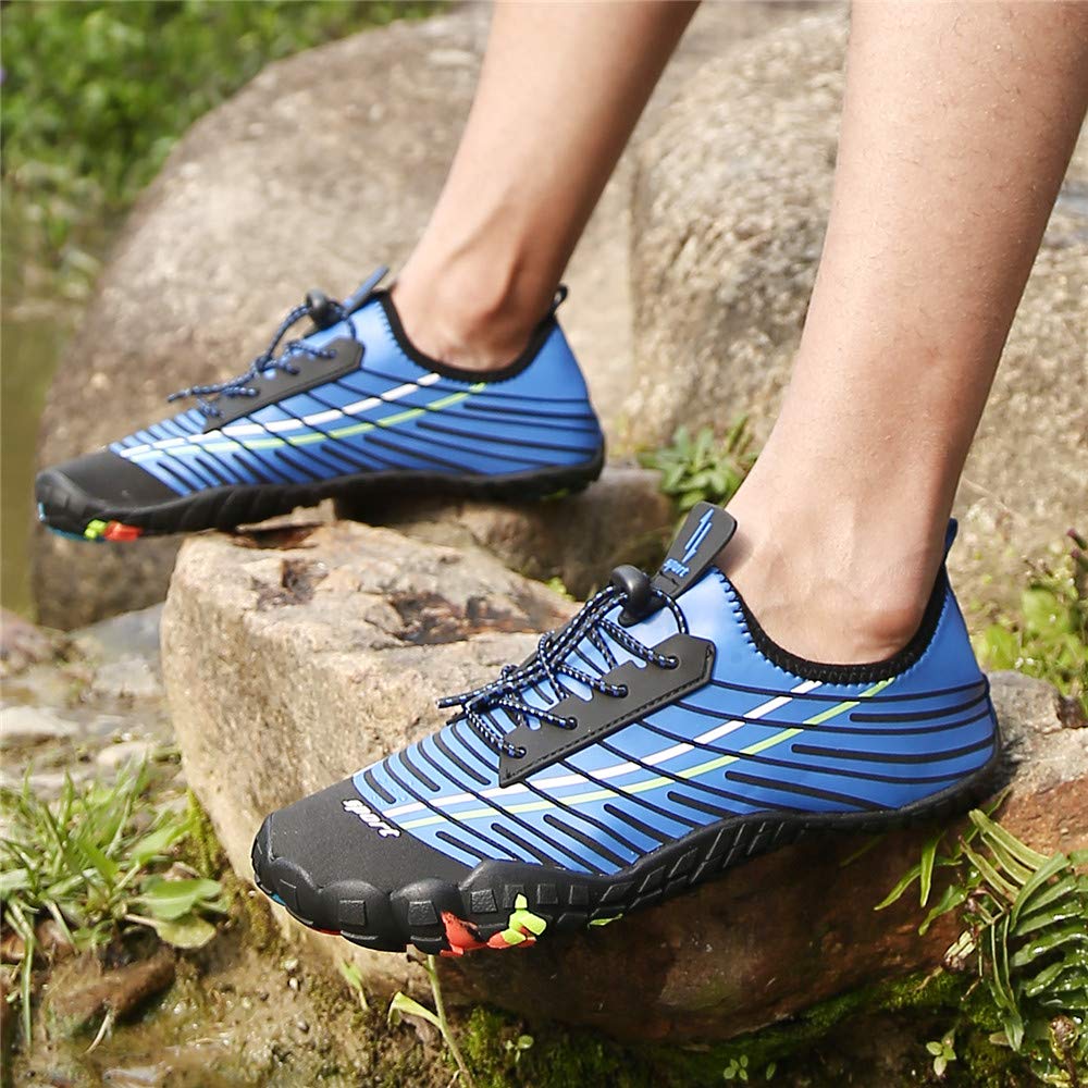 **Unisex Barefoot Water Shoes - Quick Dry Aqua Socks for Beach, Swimming, Yoga & Water Sports - Lightweight Breathable for Walking, Exercise & Driving - Perfect for Pool, Surfing & Outdoor Activities**