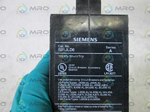 Siemens S01JLD6 Shunt Trip Device for JD6 or LD6 Frames - Compatible with Circuit Breakers for Industrial & Commercial Electrical Safety