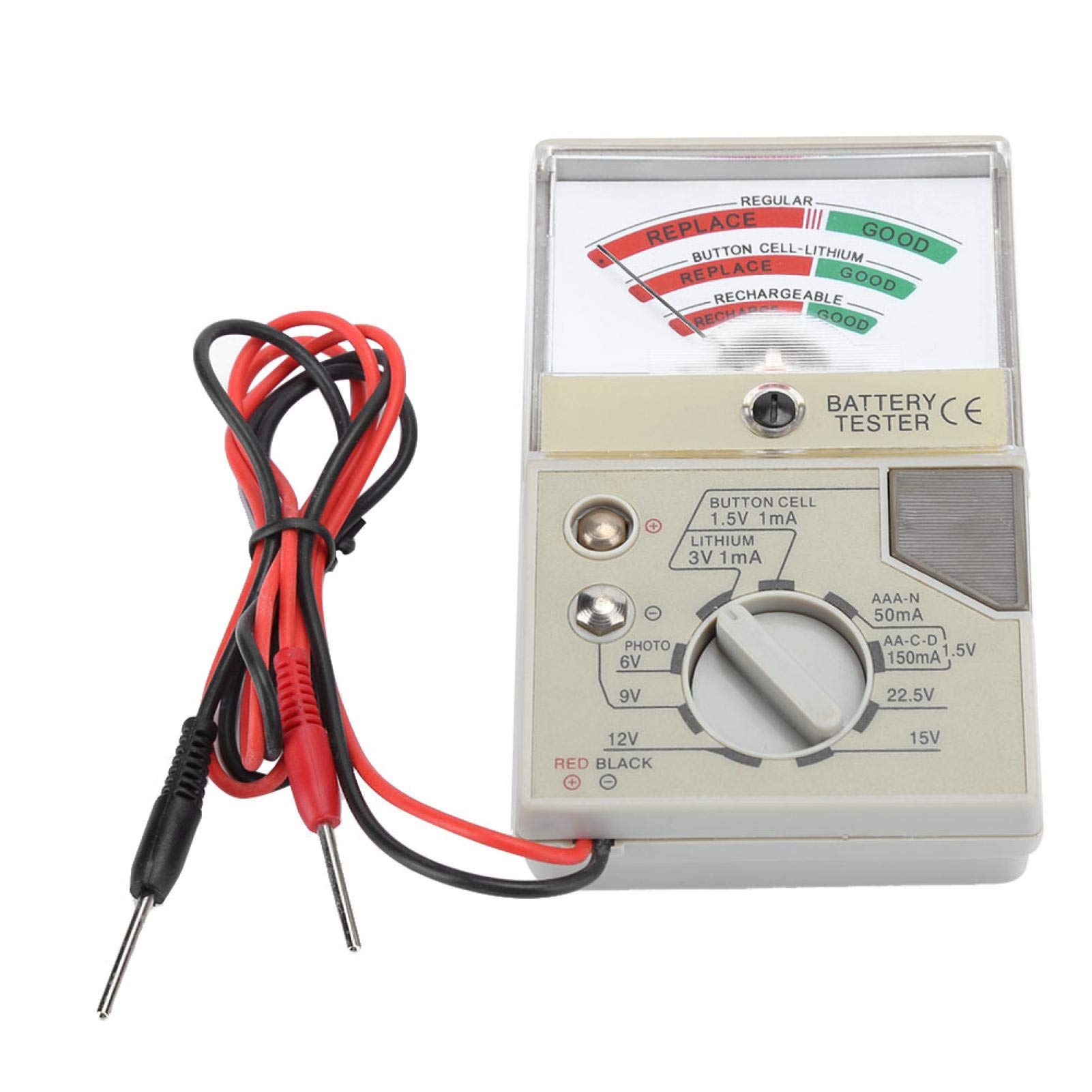 Premium Watch Battery Tester Tool - Professional Grade, Durable & Portable for Watchmakers - Accurately Test CR2016, CR2025, LR44 Watch Batteries - Perfect for Jewelry Repair Shops, Watch Maintenance & DIY Enthusiasts