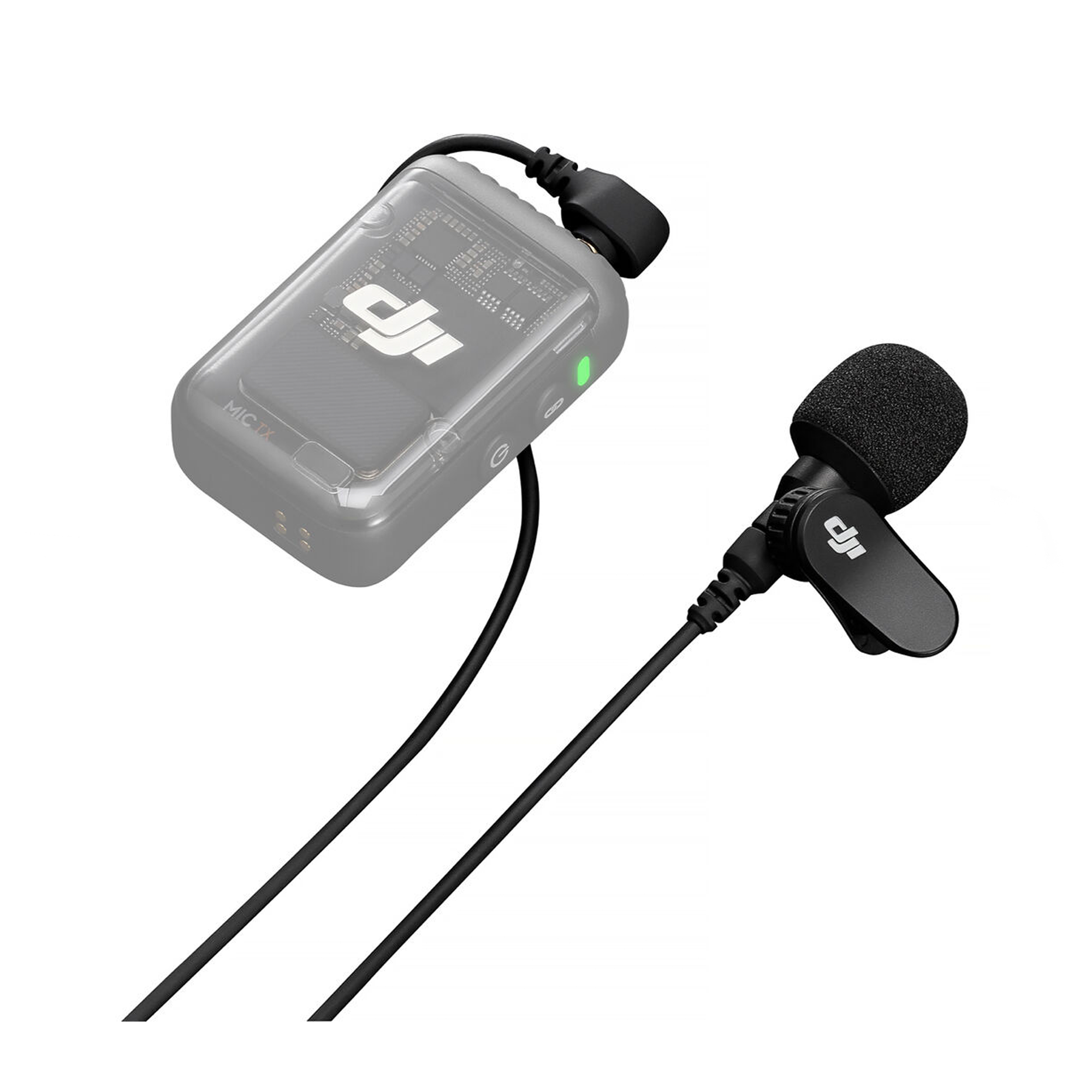 DJI Lavalier Microphone - Wireless Clip-On Mic for iPhone, Android, DSLR - Noise Canceling Lapel Mic for Vlogging, Interviews, YouTube Videos, Live Streaming & Podcasting