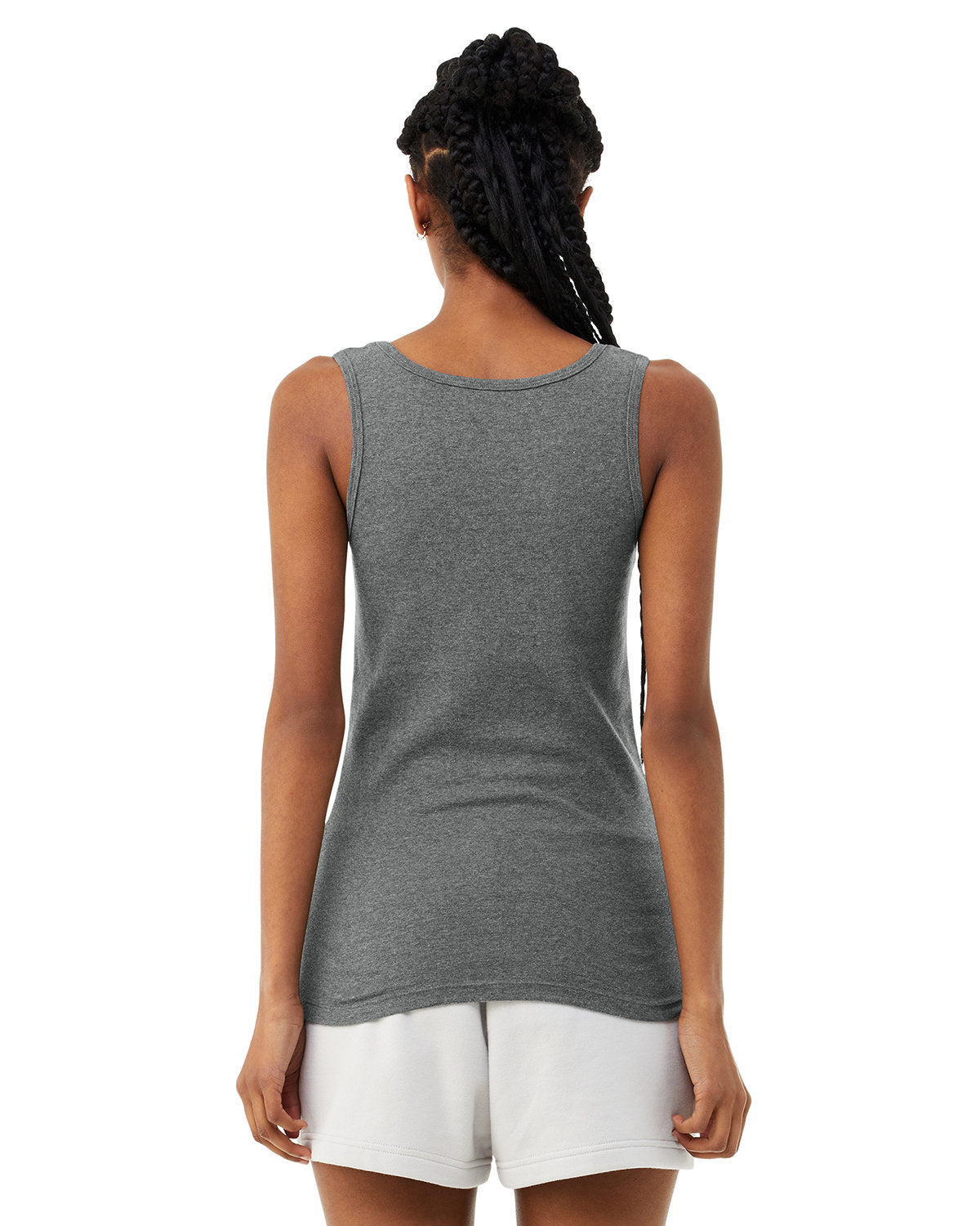 Bella + Canvas 1081 Women's Micro Ribbed Tank Top - Soft Stretchy Slim Fit Camisole for Layering, Yoga & Casual Wear