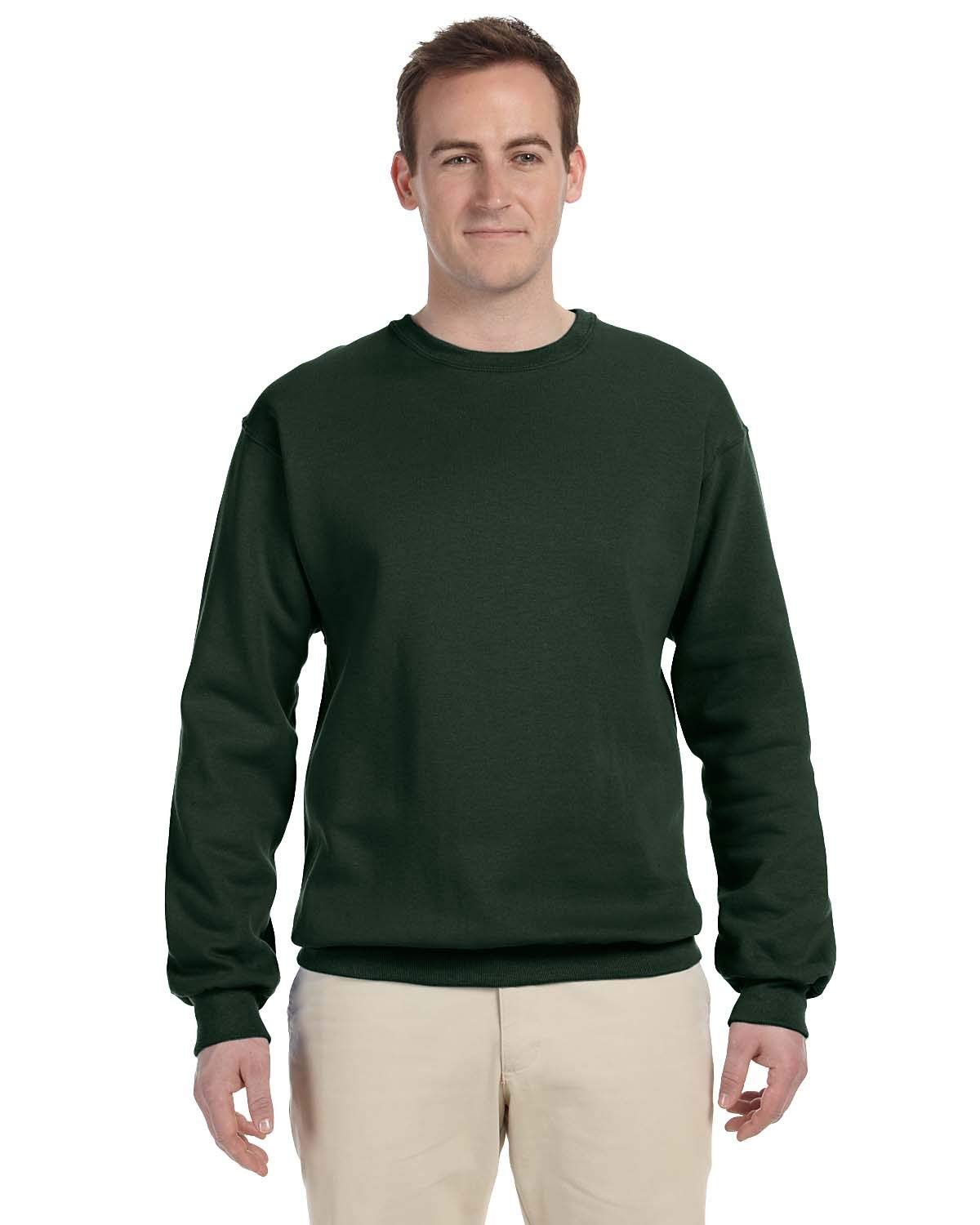 Fruit of the Loom Men's Fleece Crewneck Sweatshirt - Soft Warm Pullover for Casual Wear, Gym & Outdoor Activities