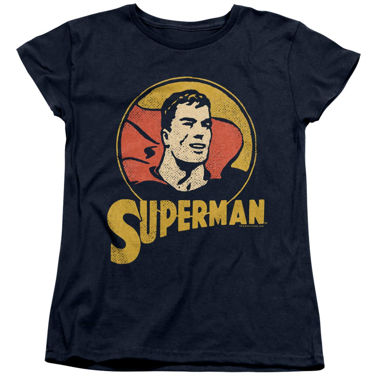 DC Super Circle Women's T-Shirt | Graphic Tee for Superhero Fans | Casual Wear & Cosplay Outfit